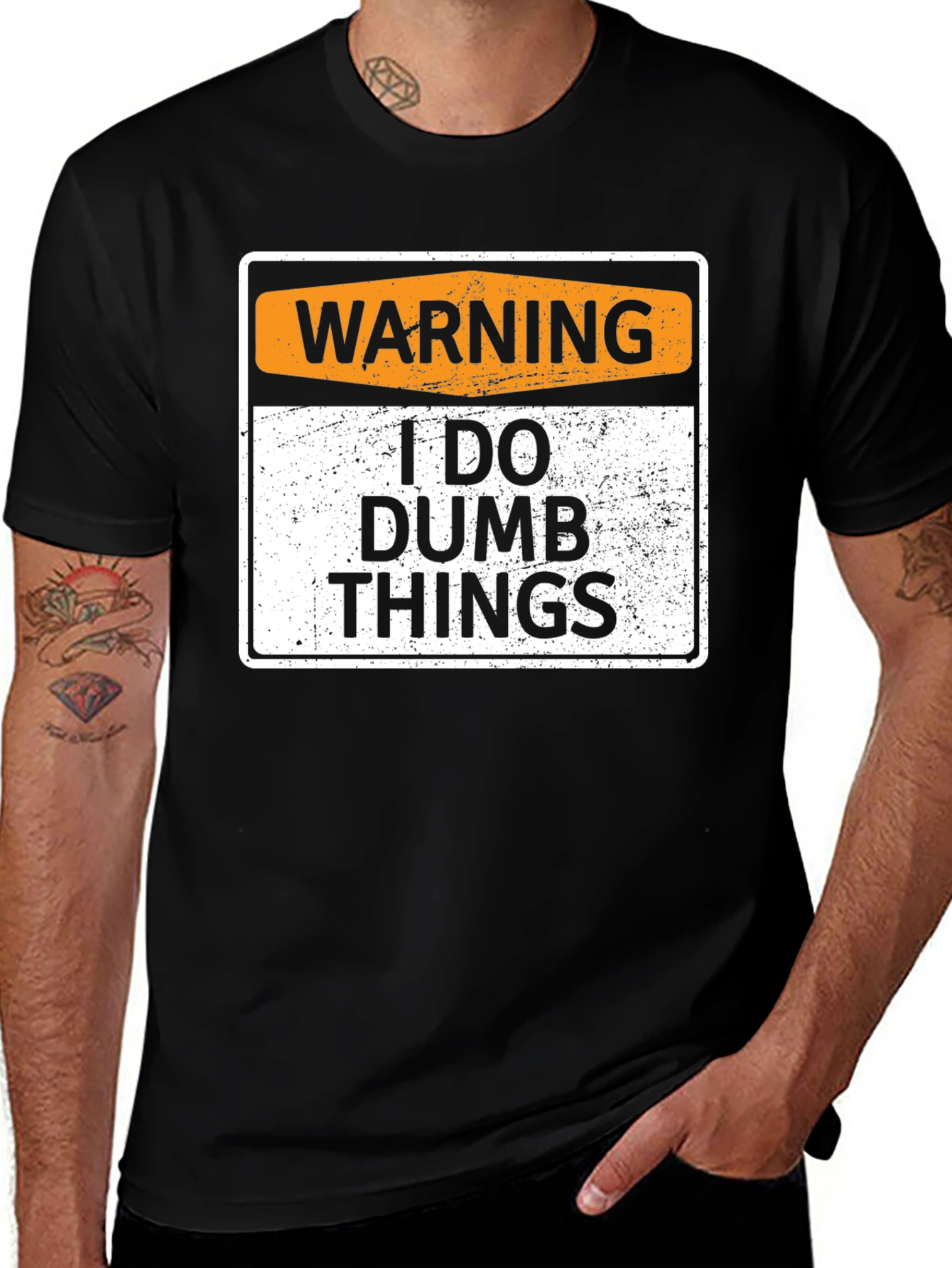 Variant 22 of Warning I Do Dumb Things Funny Graphic T-Shirt