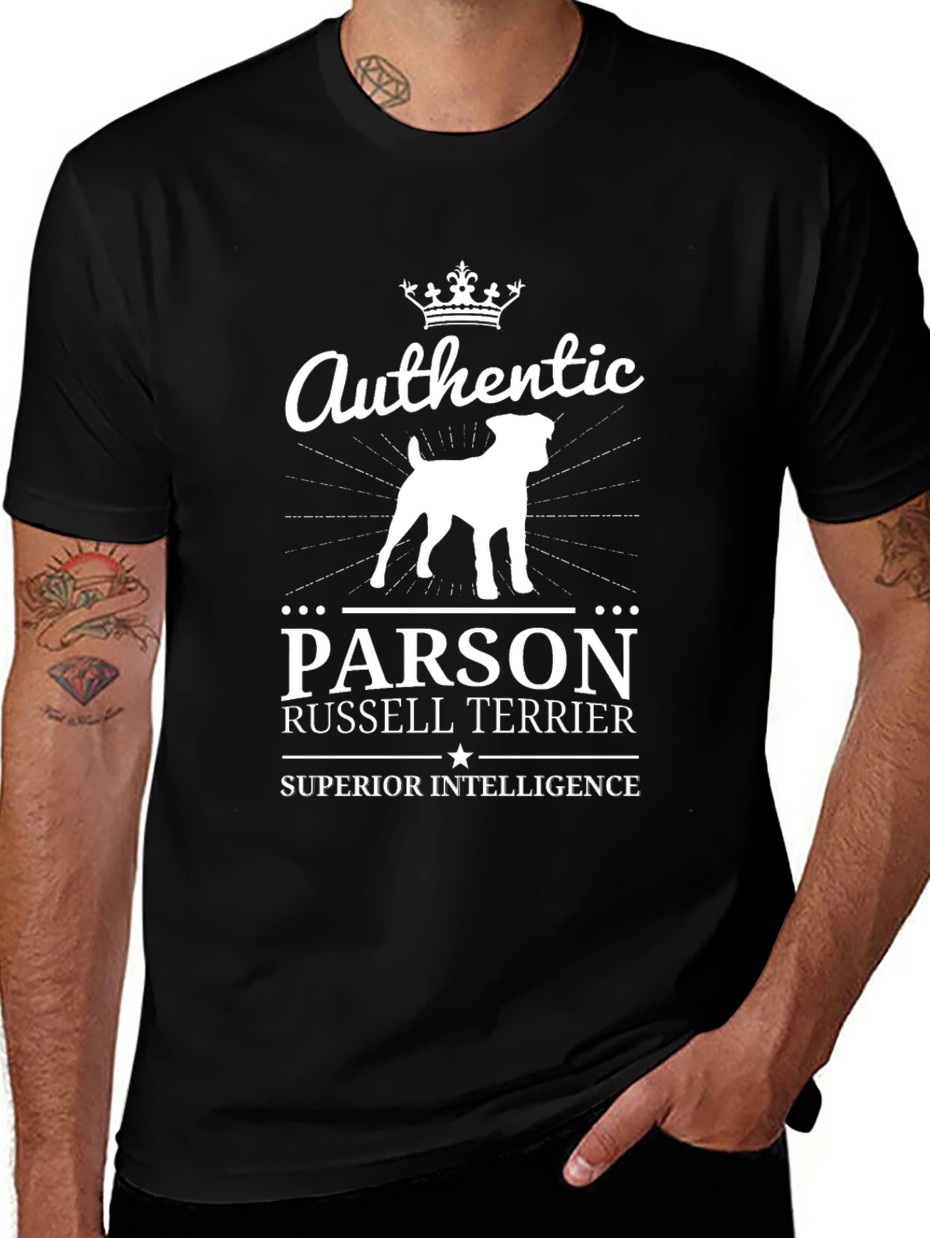 Authentic Parson Russell Terrier Superior Intelligence T-Shirt