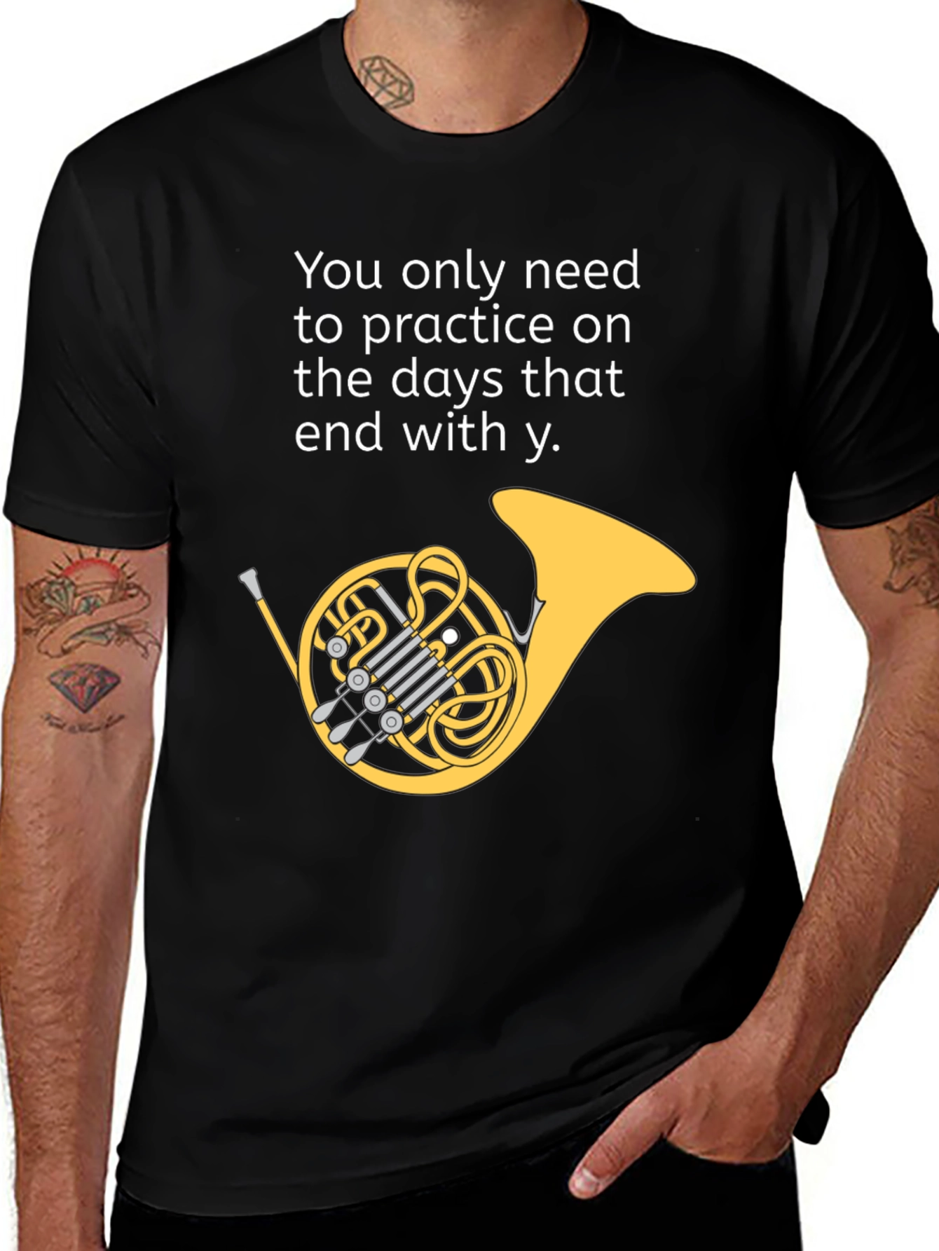 Practice Days T-Shirt - Funny French Horn Musician Tee