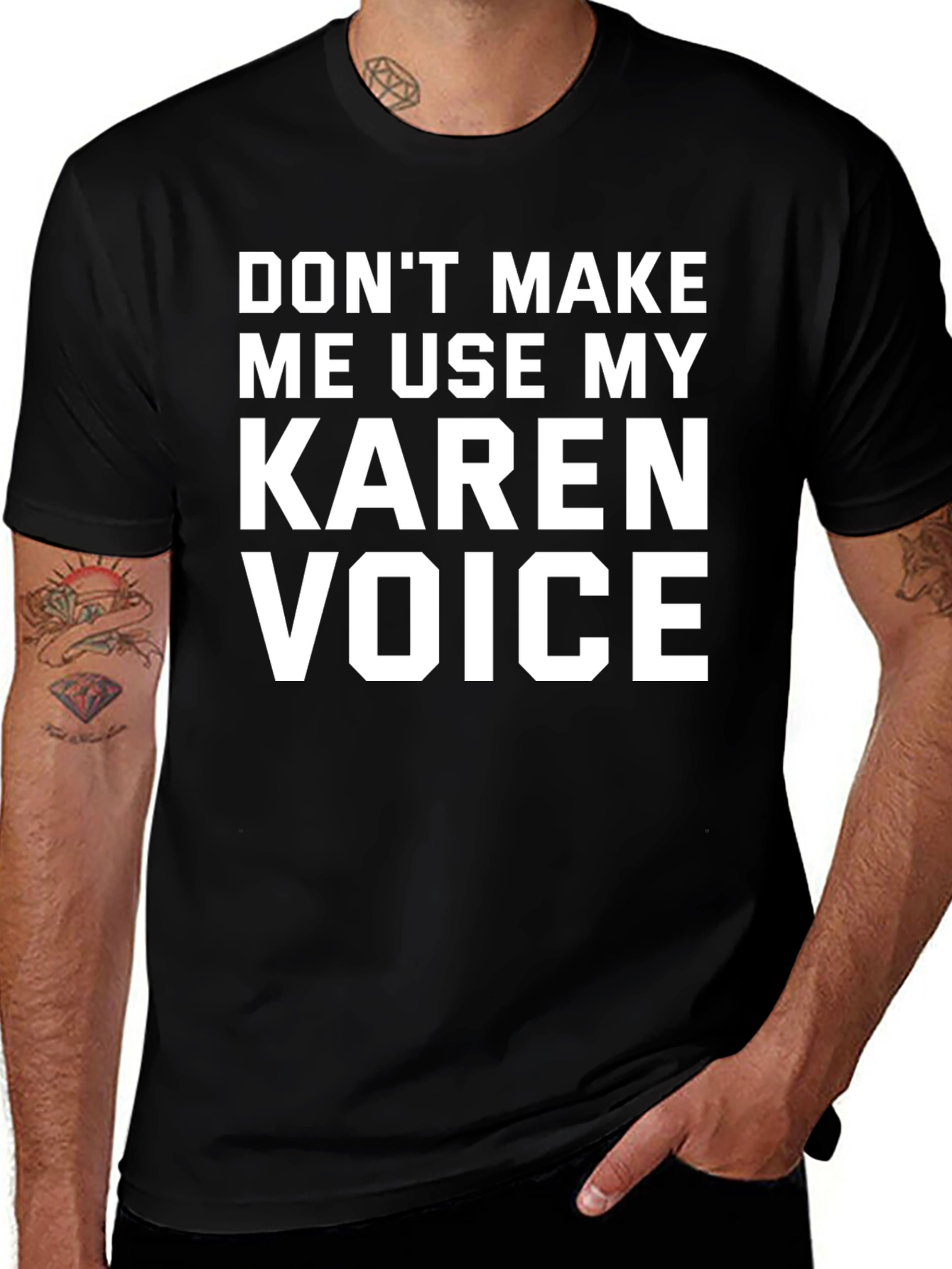Funny Karen Voice T-Shirt - Humor Novelty Tee