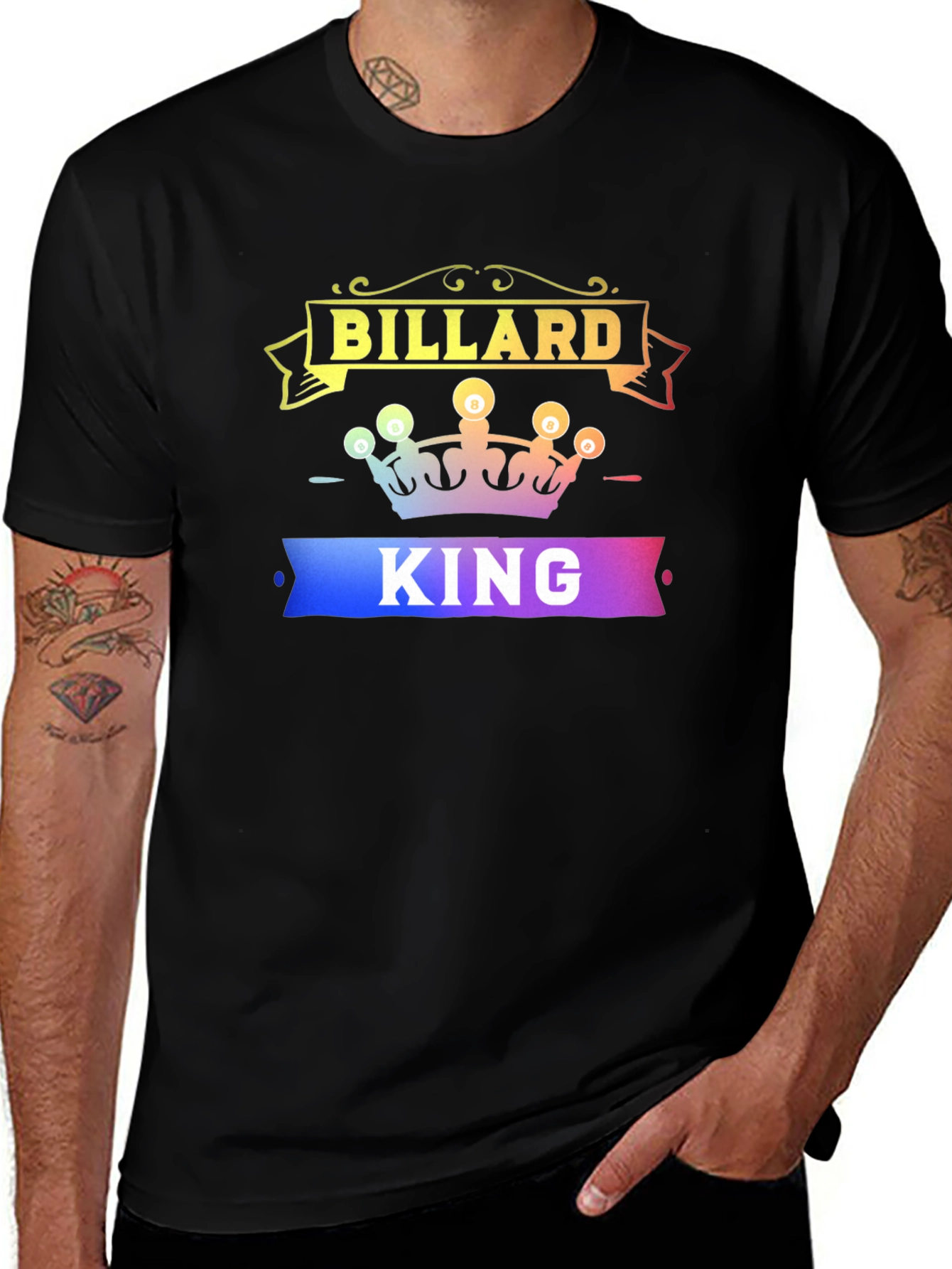 Variant 16 of Billard King T-Shirt - Unique Design