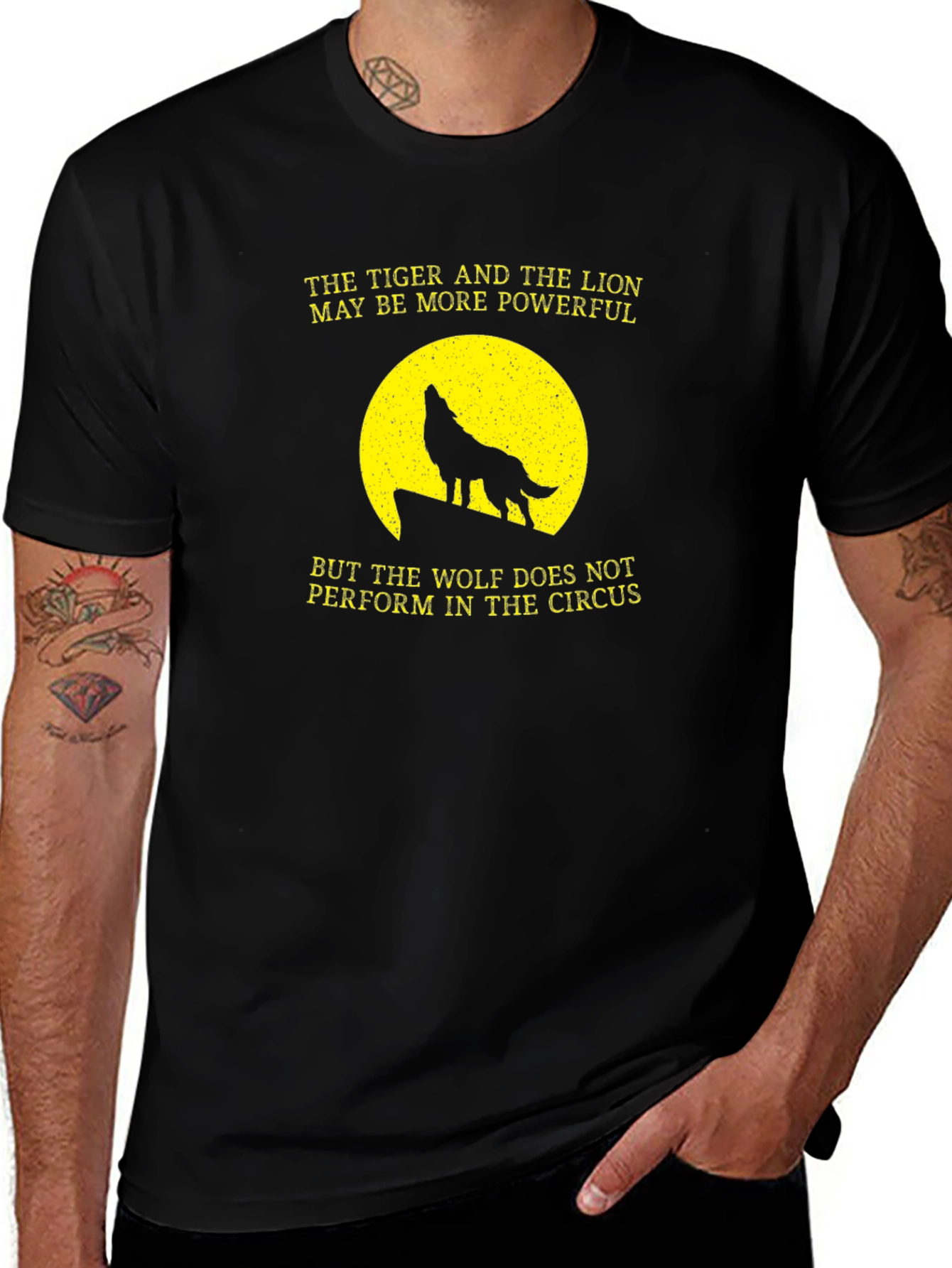 Variant 29 of Wolf Circus Graphic Tee - Powerful Statement T-Shirt