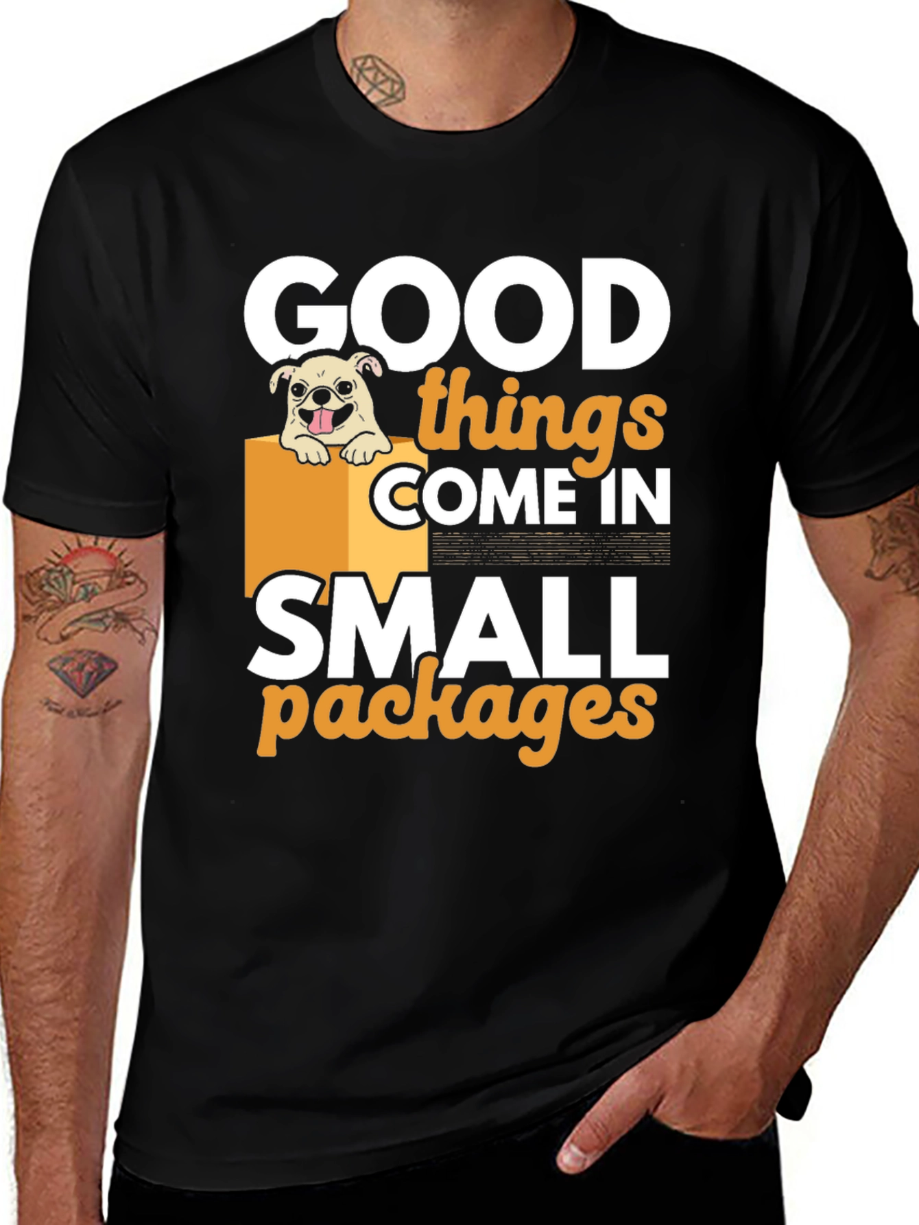 Variant 23 of Good Things Small Packages Graphic T-Shirt