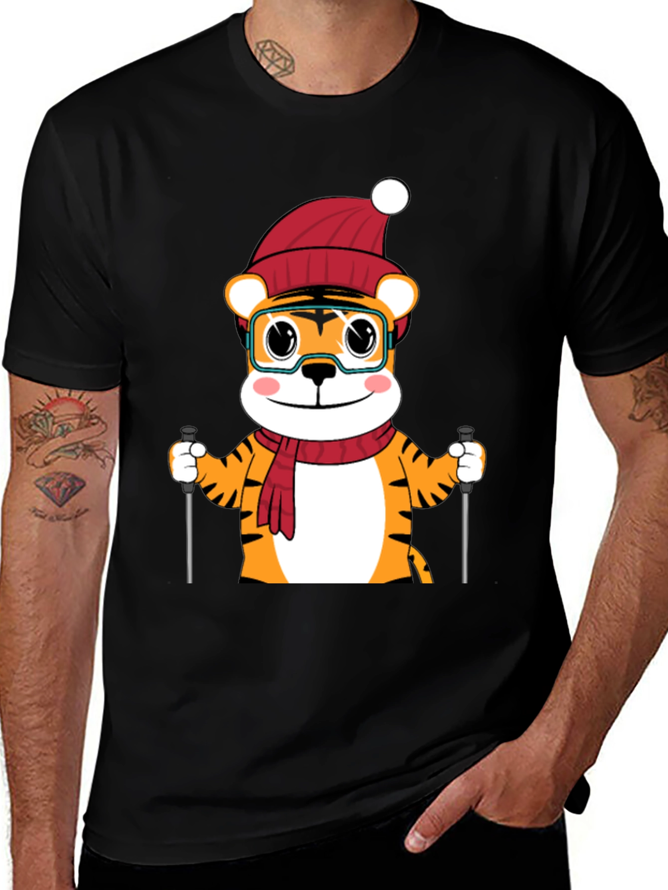Tiger Winter Holiday T-Shirt