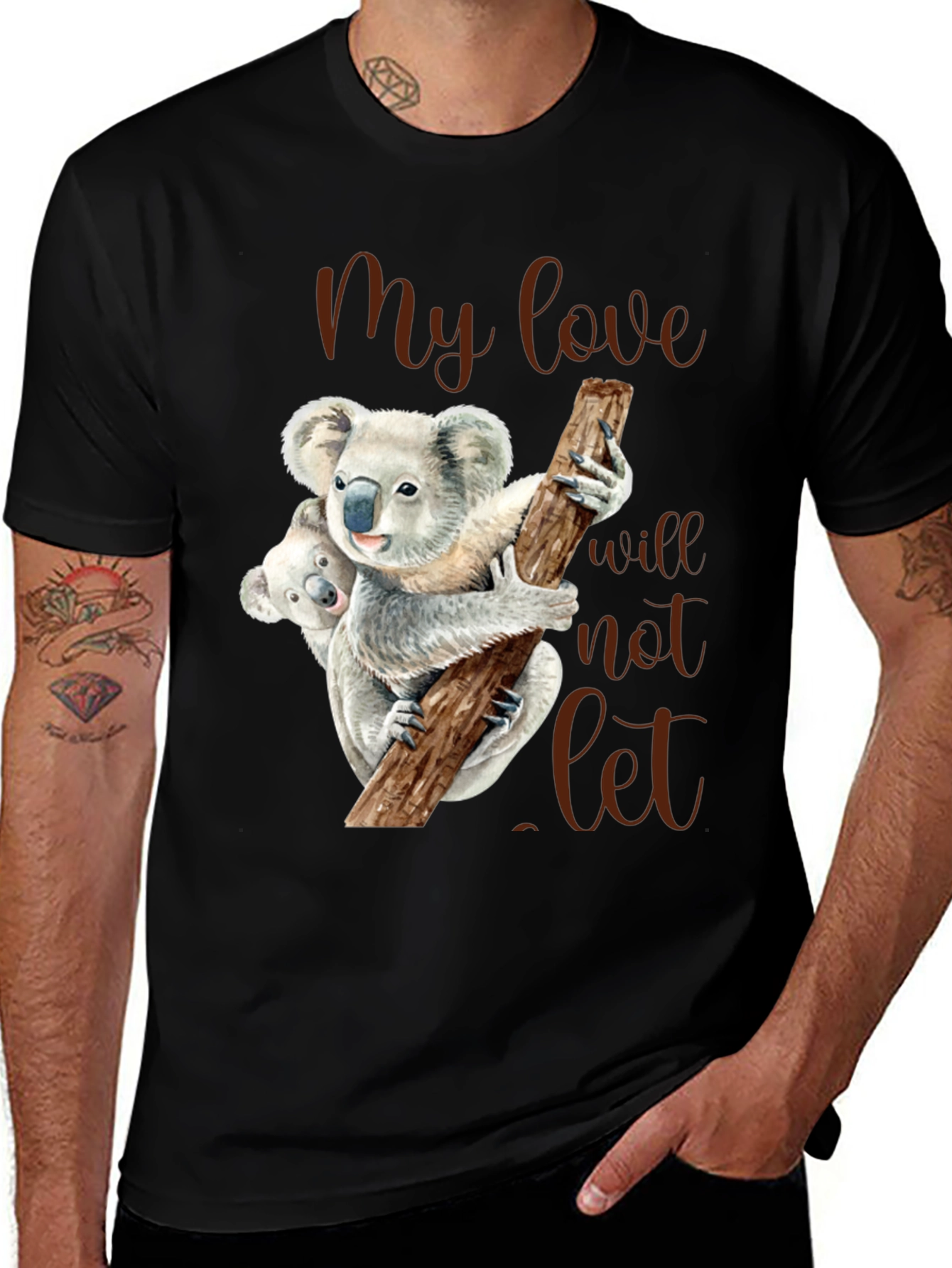 Variant 8 of Koala Love Graphic T-Shirt - Unisex Comfort