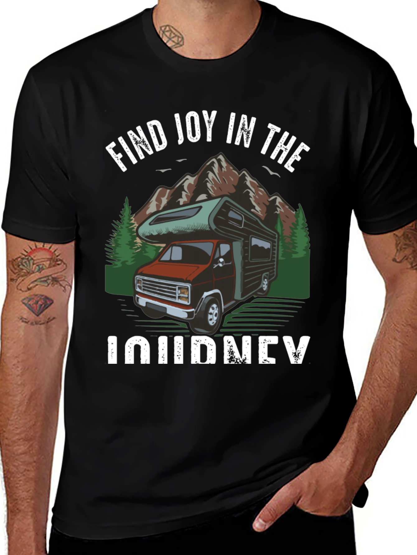 Variant 23 of Find Joy in the Journey Camping T-Shirt