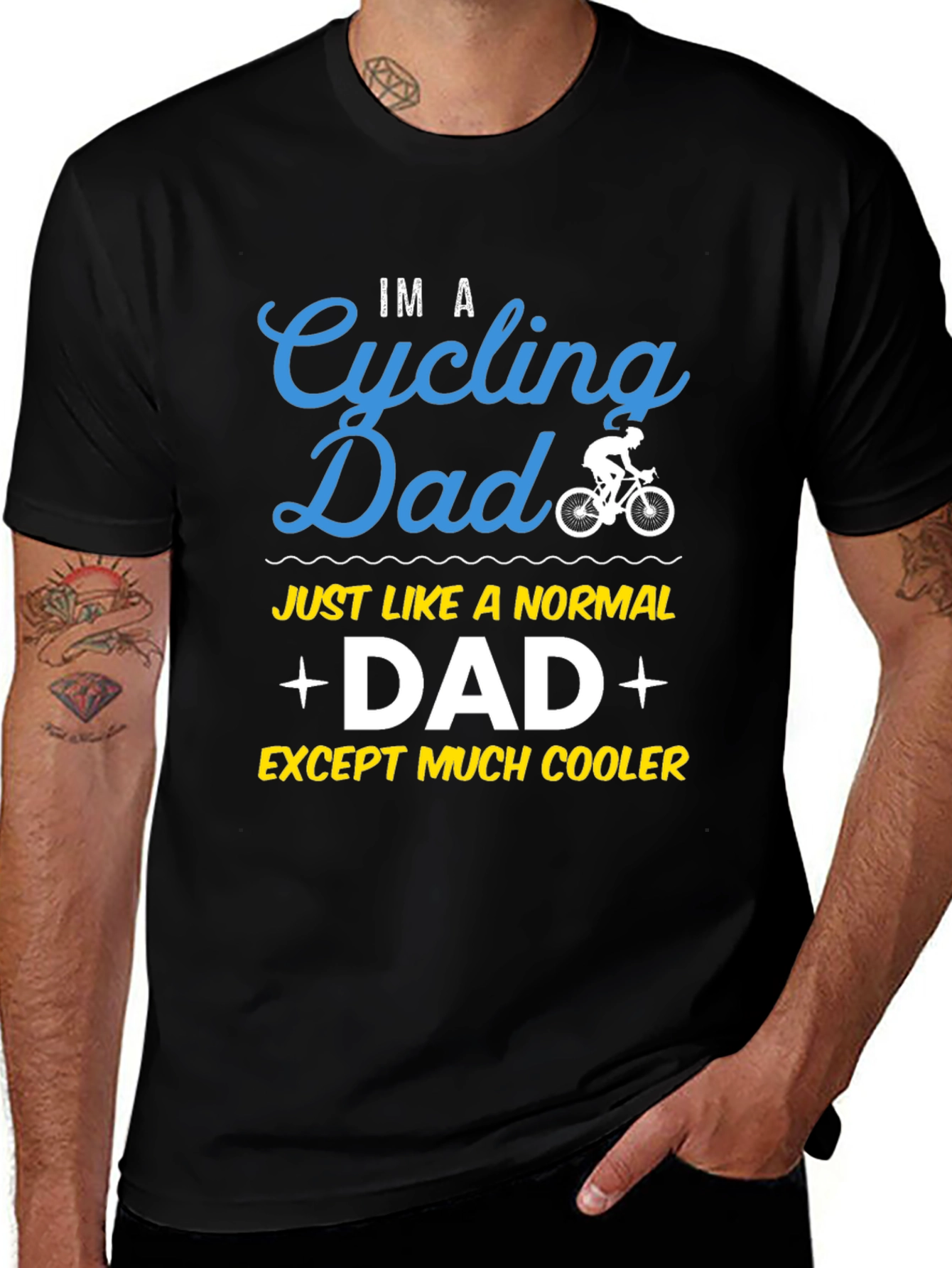 Variant 4 of Cycling Dad T-Shirt - Cool Father's Day Gift