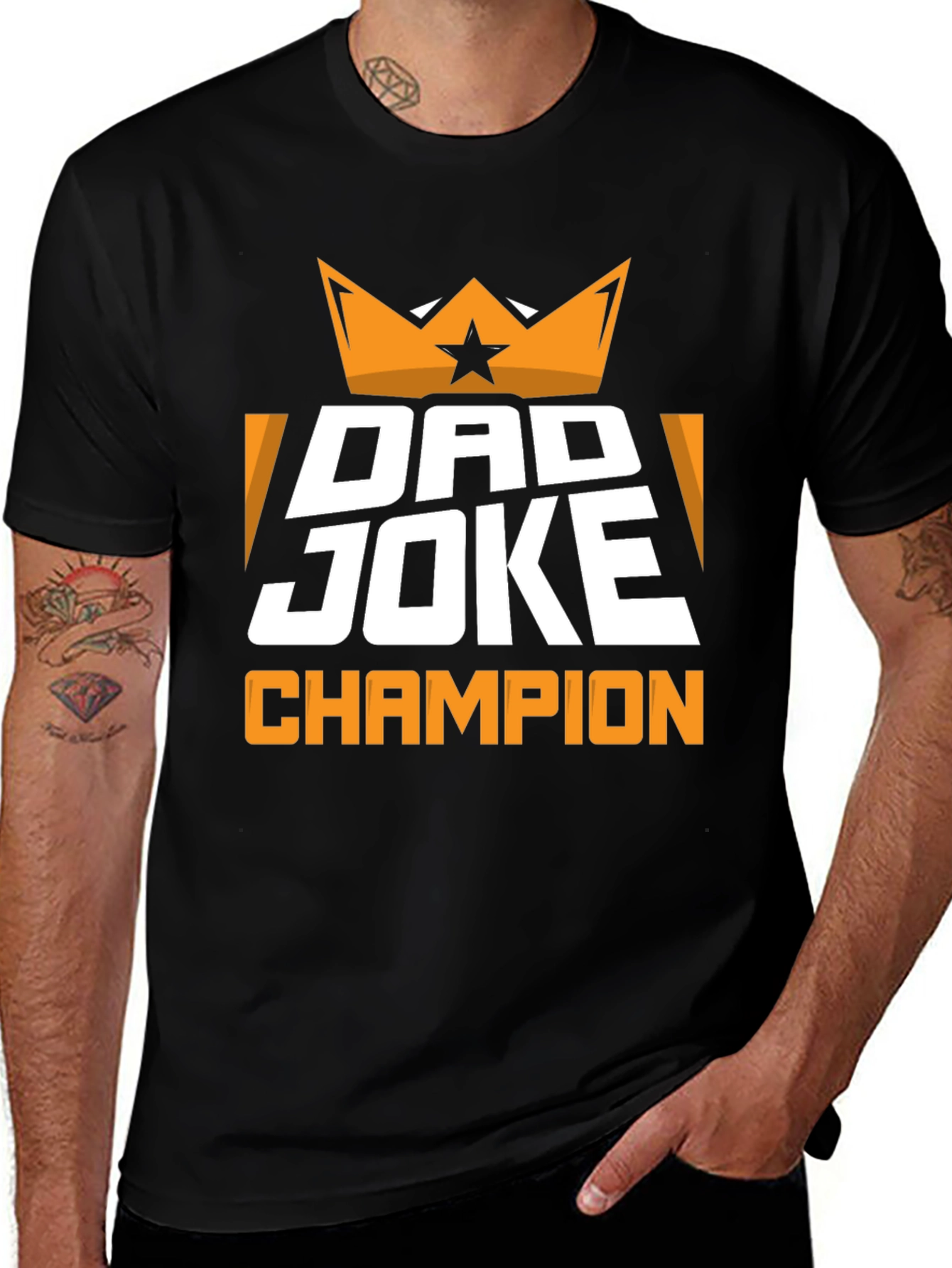 Dad Joke Champion Graphic T-Shirt
