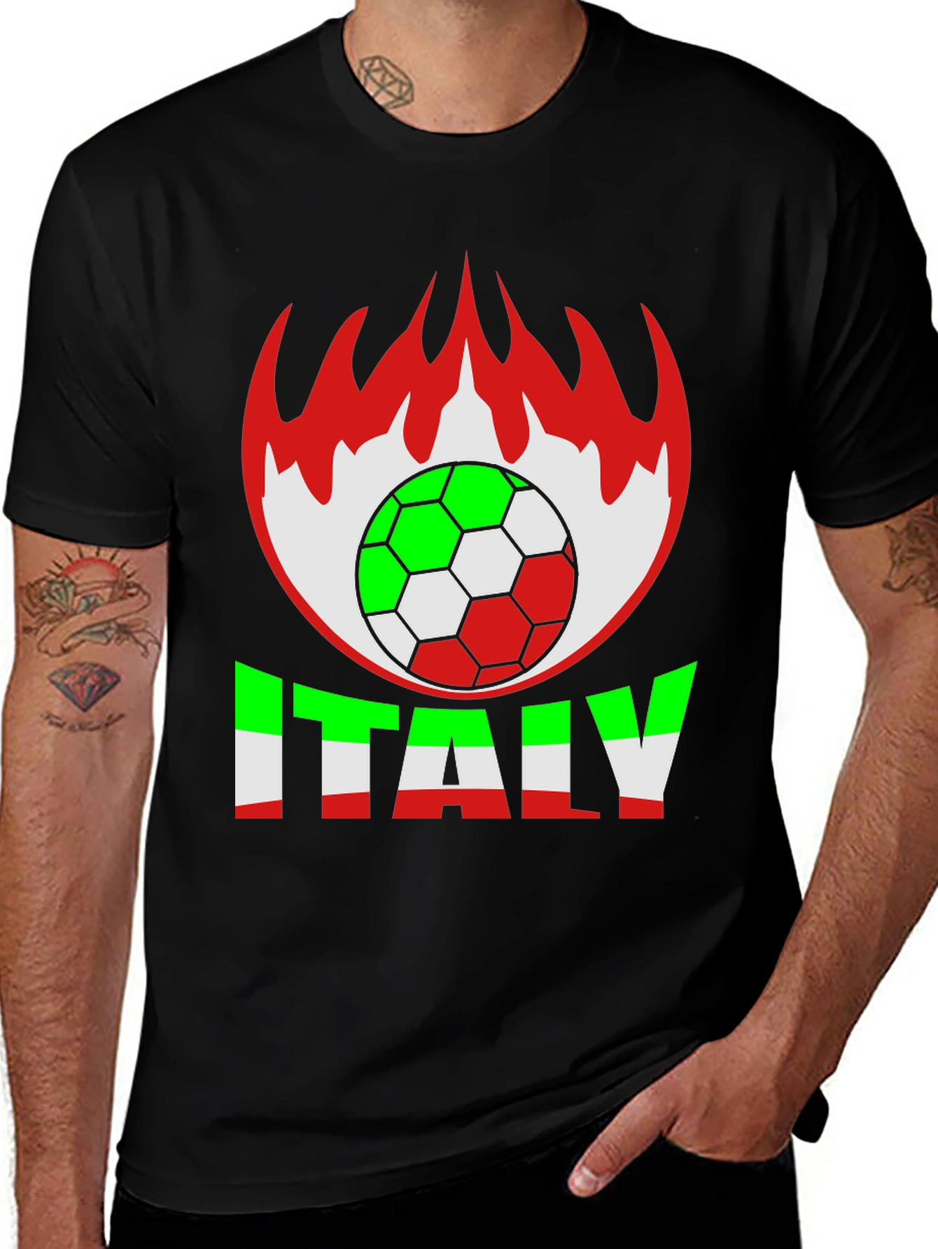 Italy Soccer T-Shirt - Italian Pride Football Tee