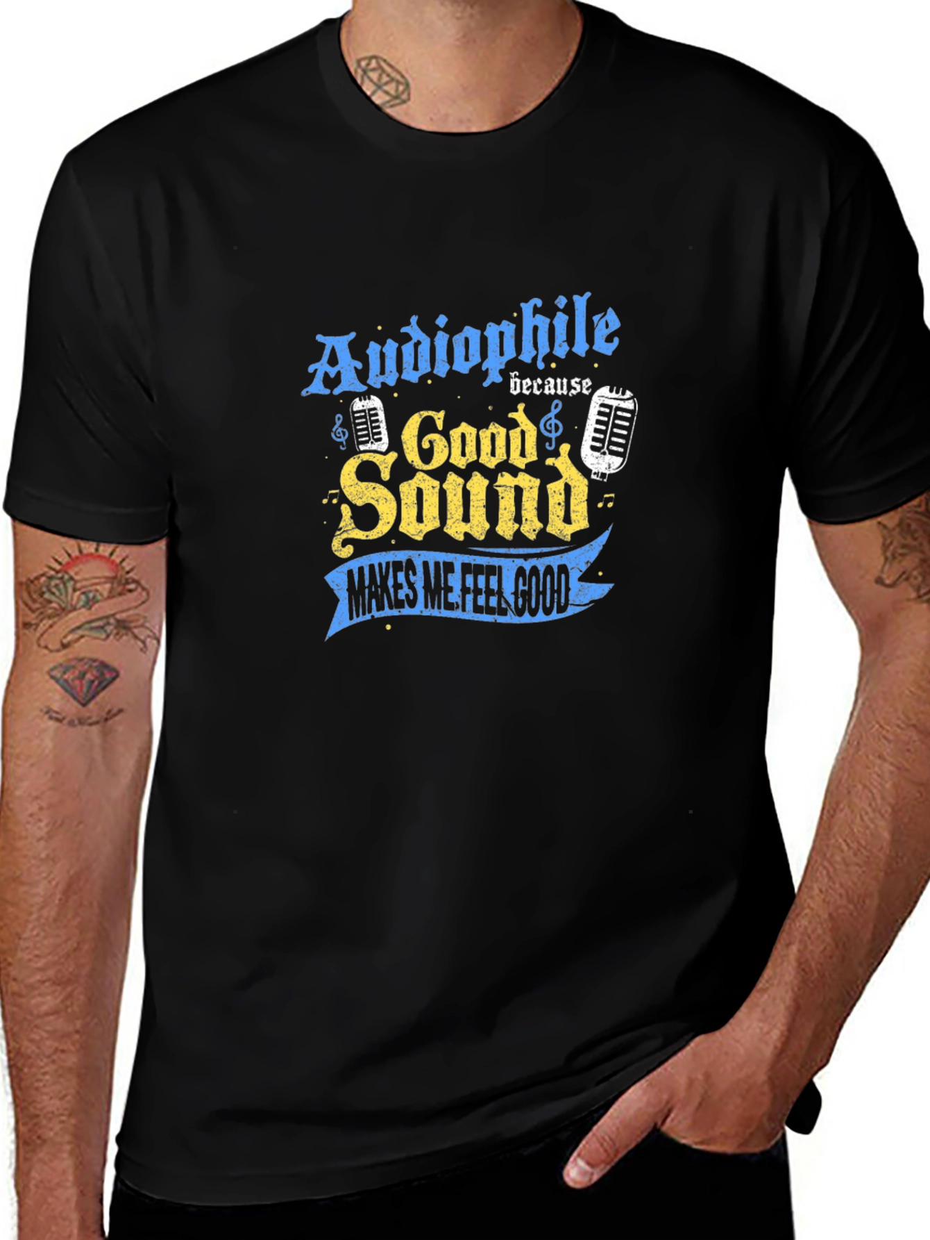 Variant 2 of Audiophile Good Sound Makes Me Feel Good T-Shirt