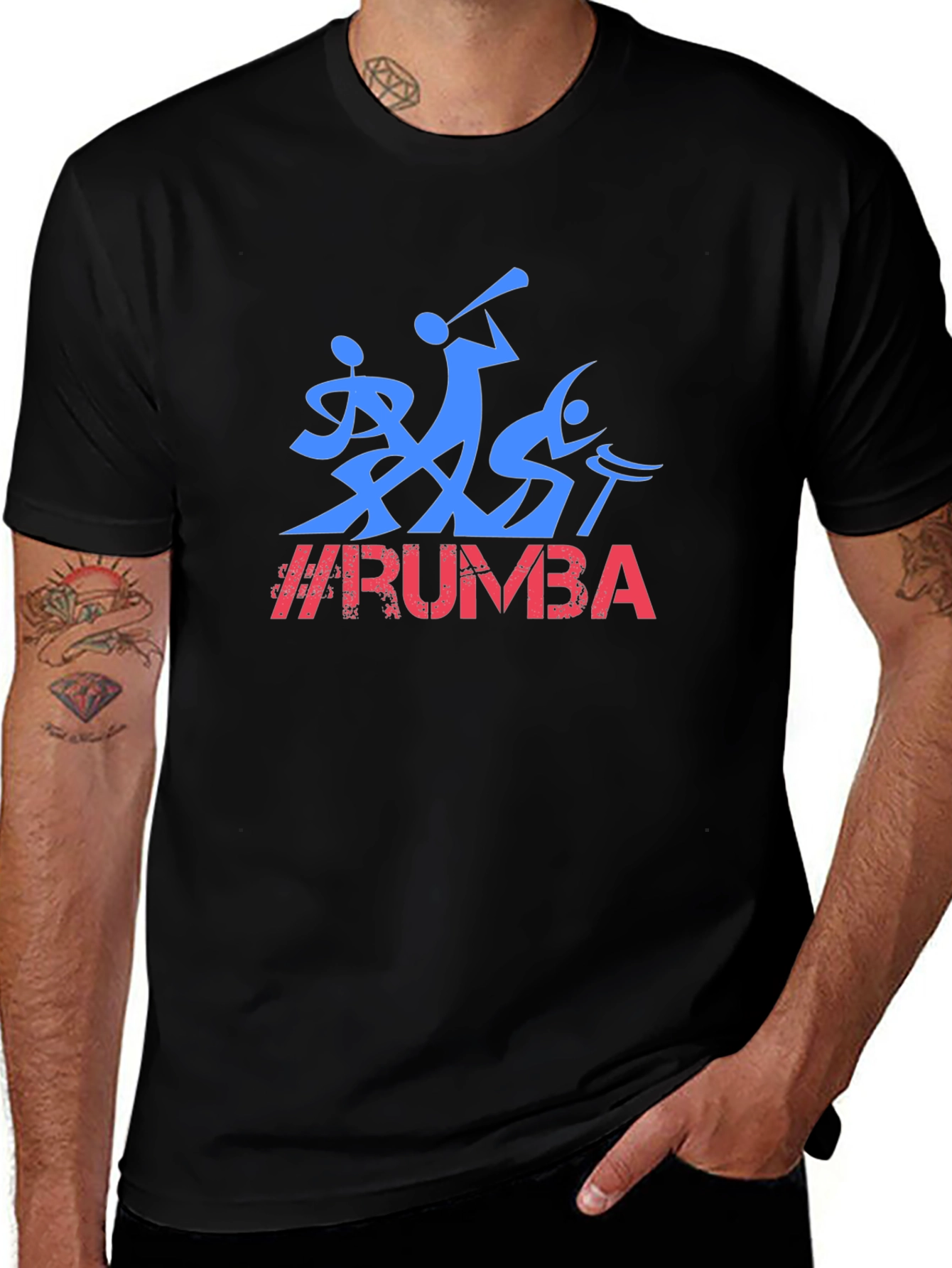 Variant 12 of RUMBA Dancer Black Graphic Tee