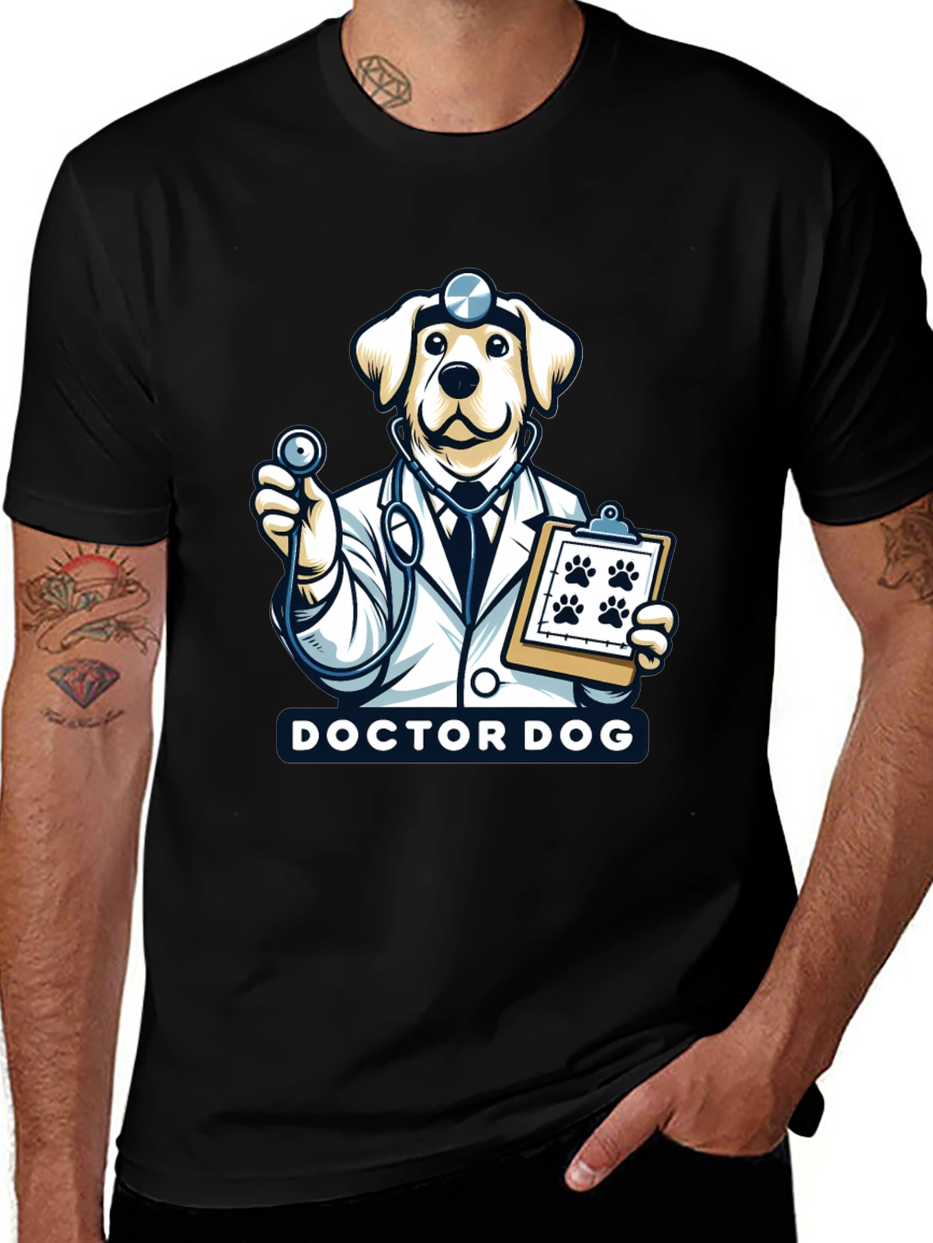 Variant 15 of Doctor Dog T-Shirt - Cute Veterinarian Animal Tee
