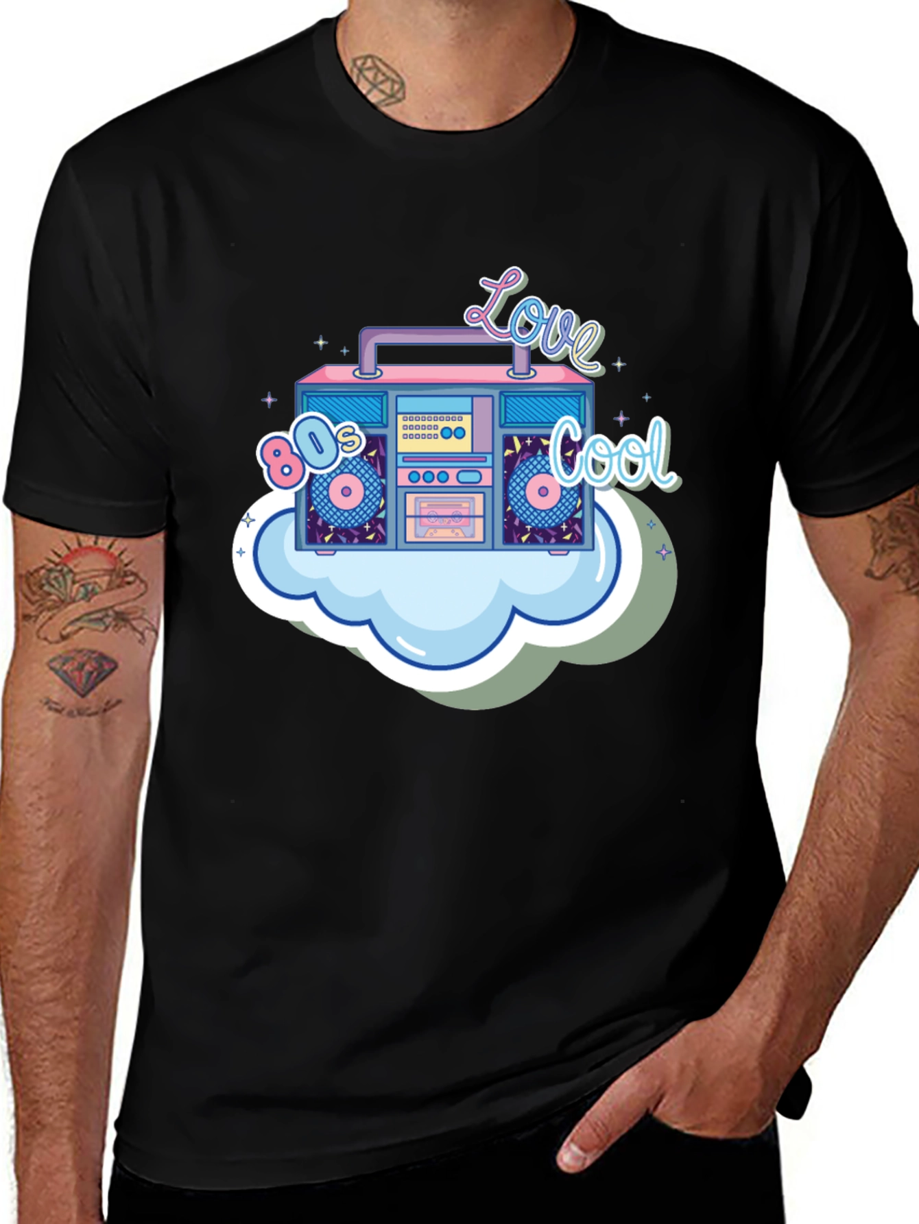 Variant 8 of 80's Love Cool Graphic T-Shirt