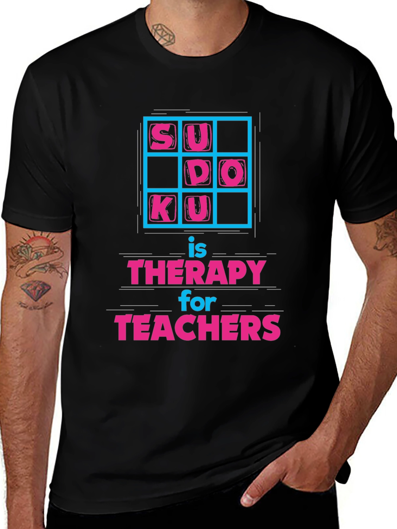Sudoku Therapy T-Shirt for Teachers