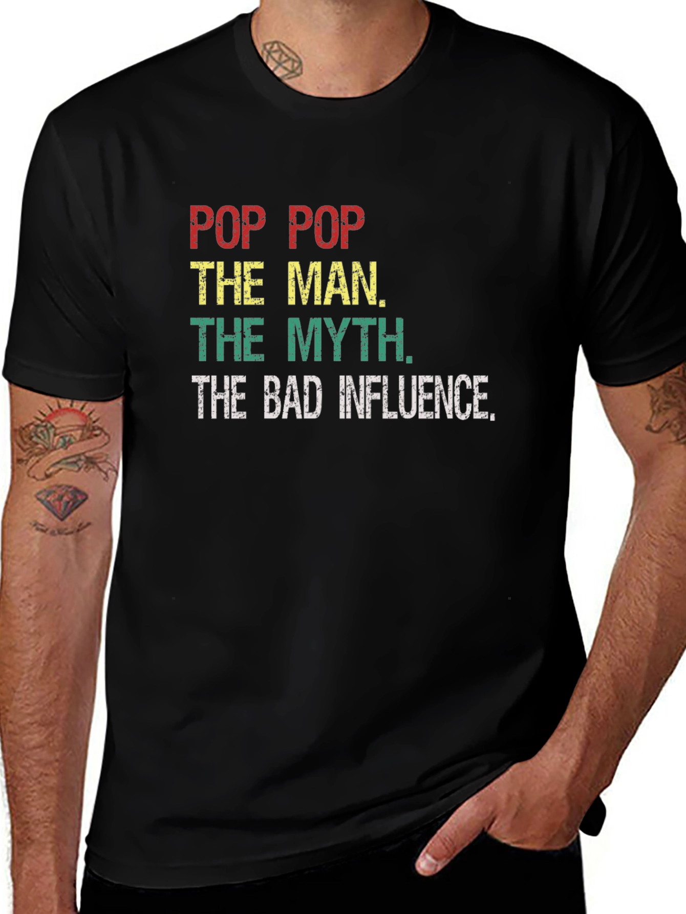 Variant 13 of Pop Pop The Man, The Myth, T-Shirt