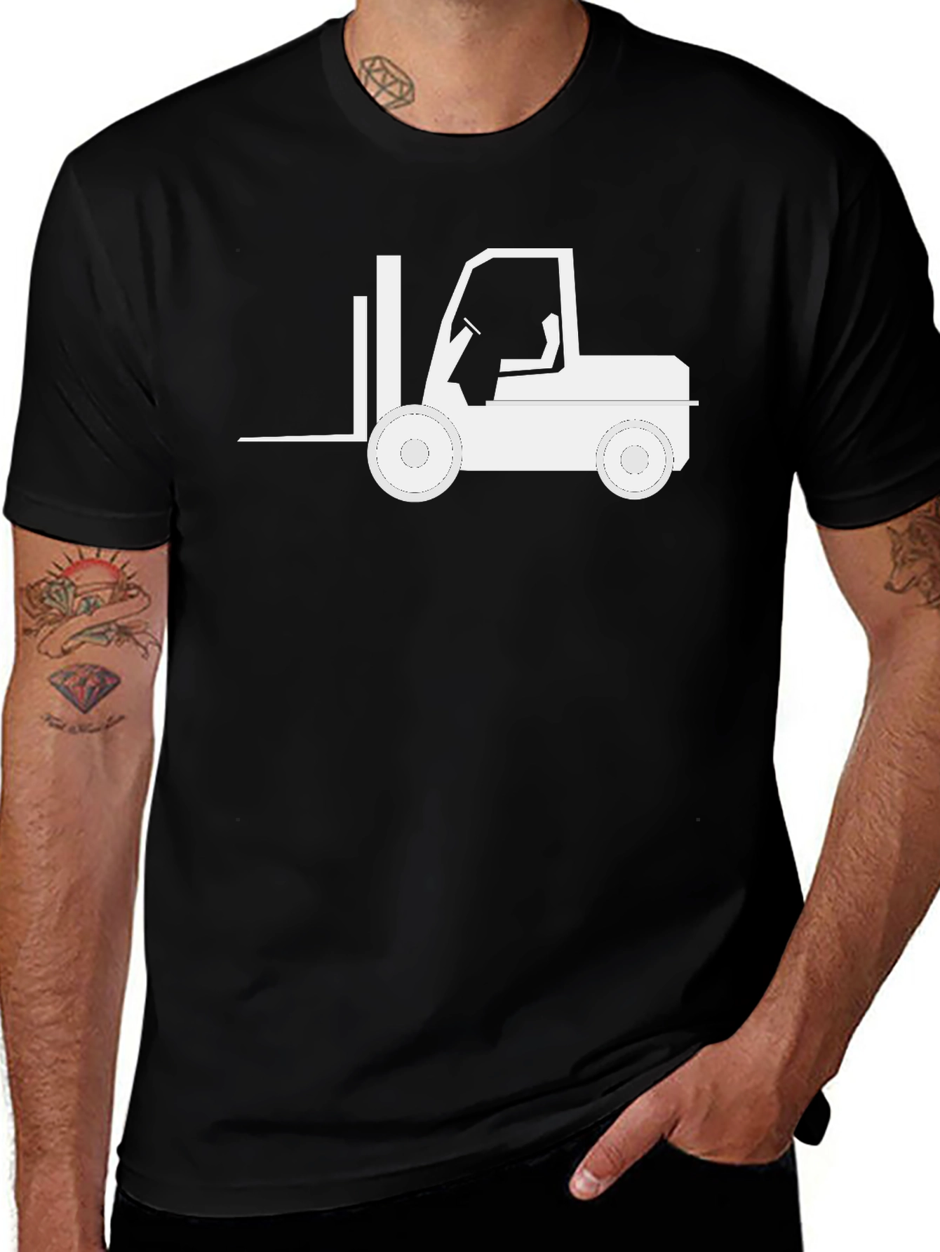 Variant 3 of Forklift Graphic Tee - Bold & Stylish