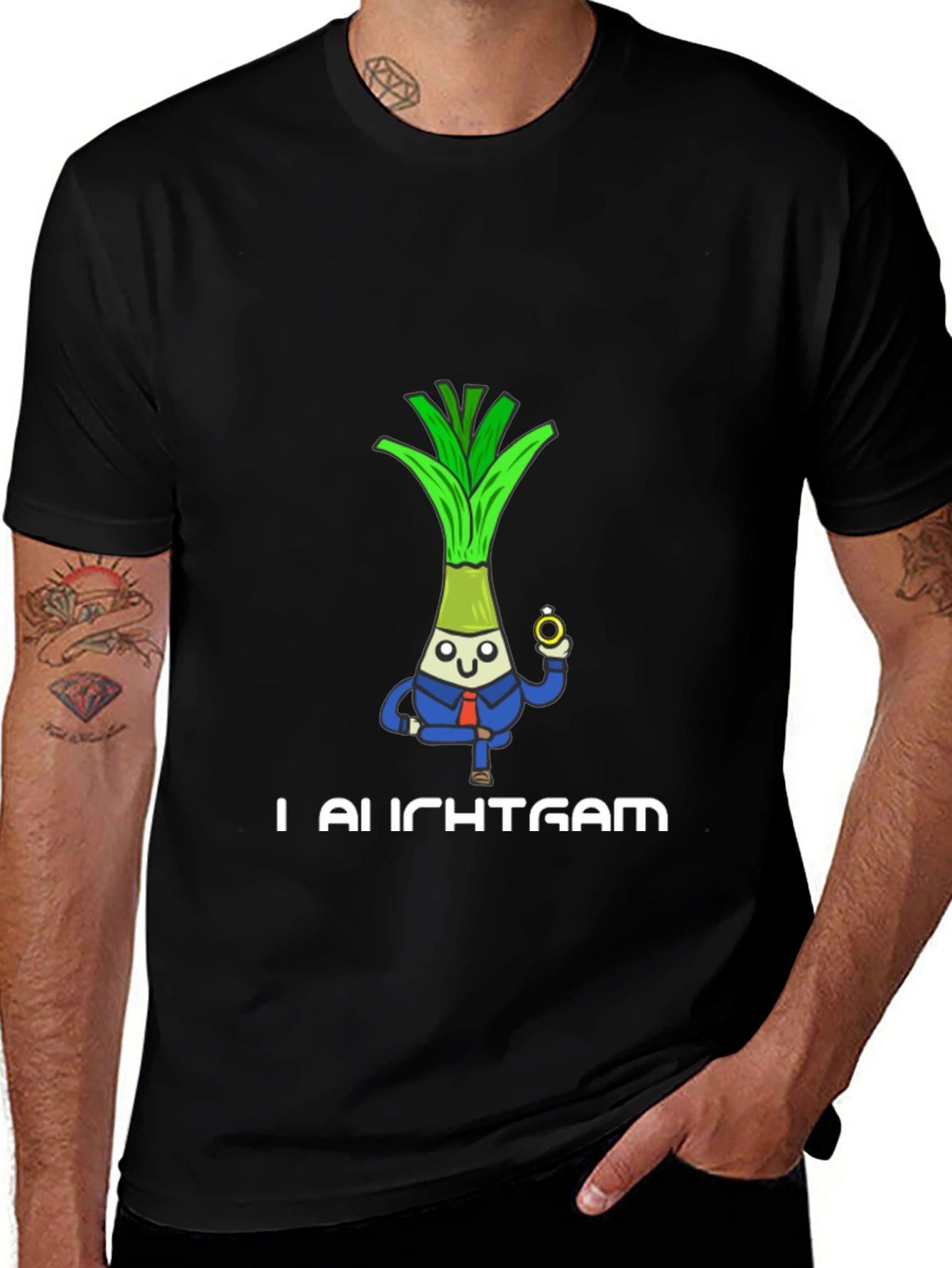 Variant 7 of Funny Leek Groom T-Shirt - I Leek That Gam