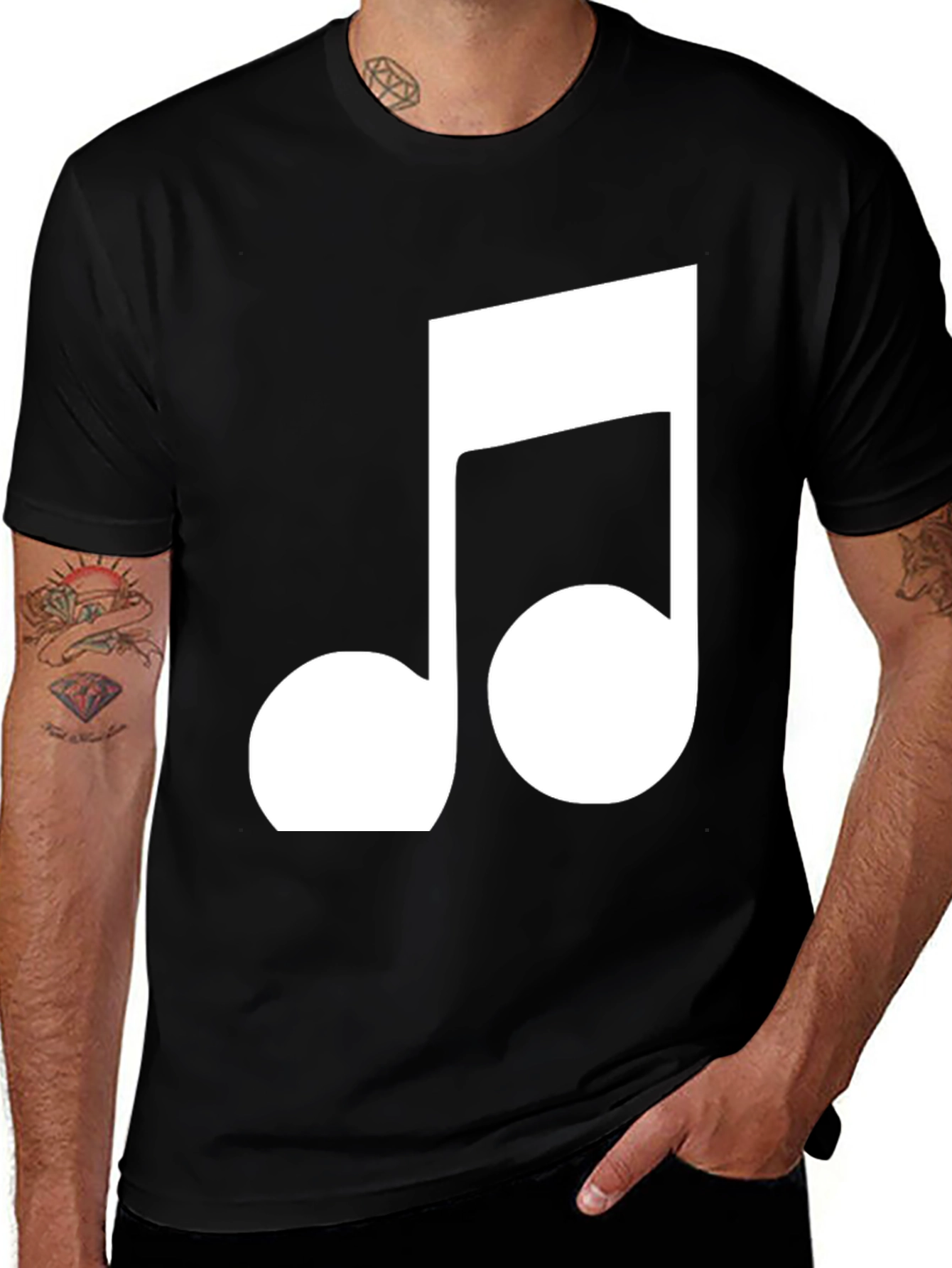 Variant 9 of Musical Note Graphic T-Shirt