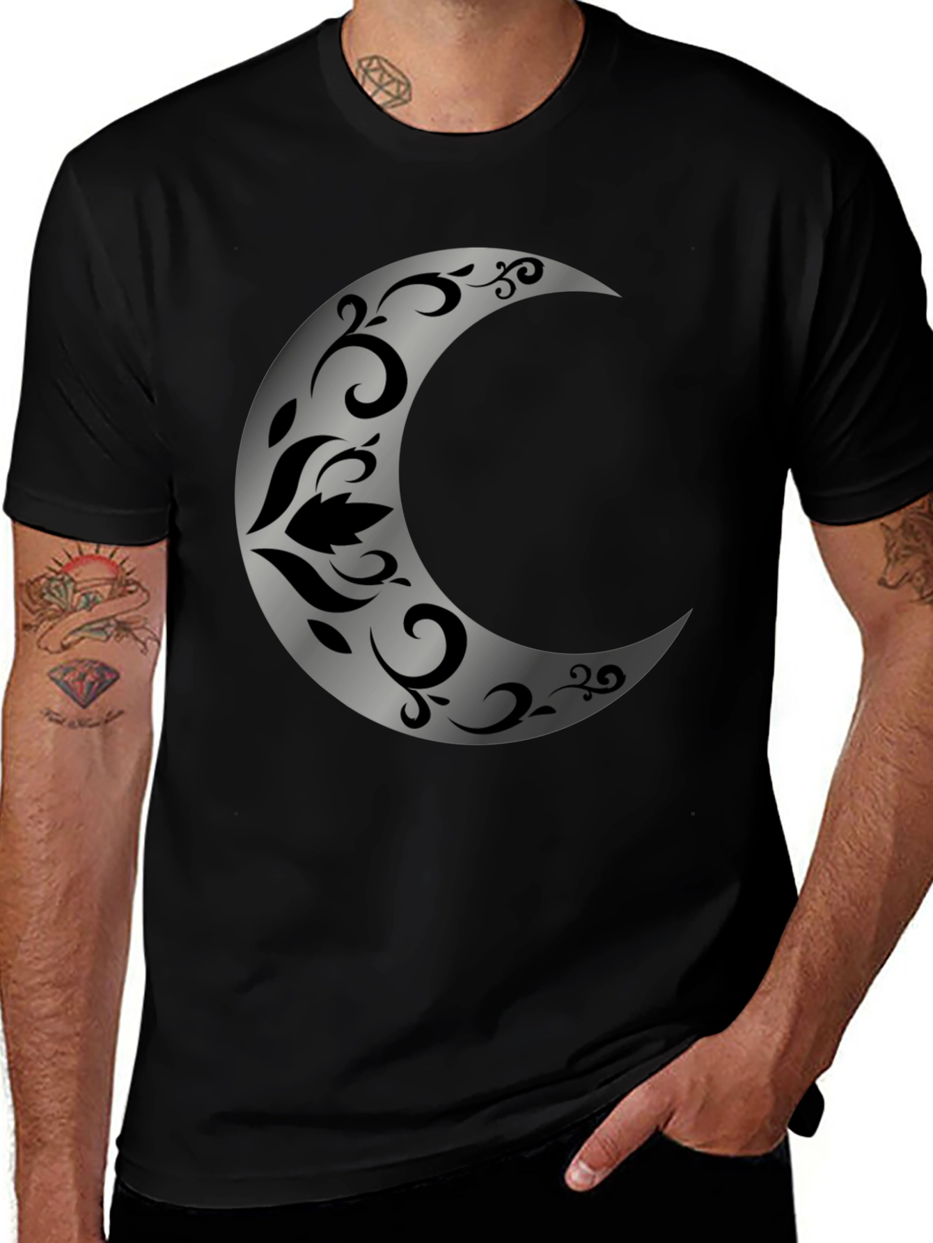 Lunar Eclipse Tee - Stylish Graphic Print