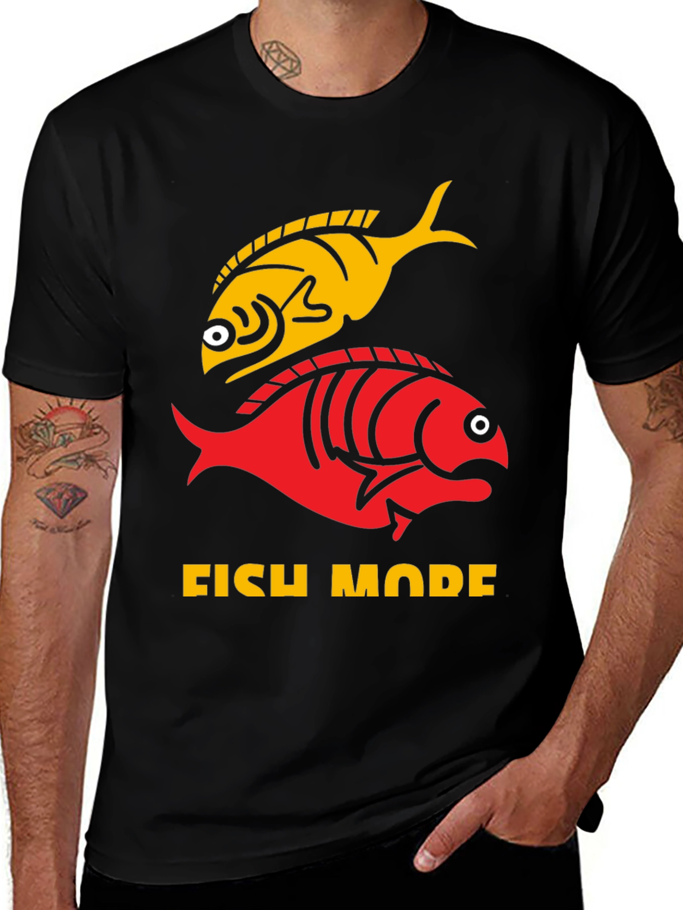 Variant 14 of Fish Mode Graphic T-Shirt