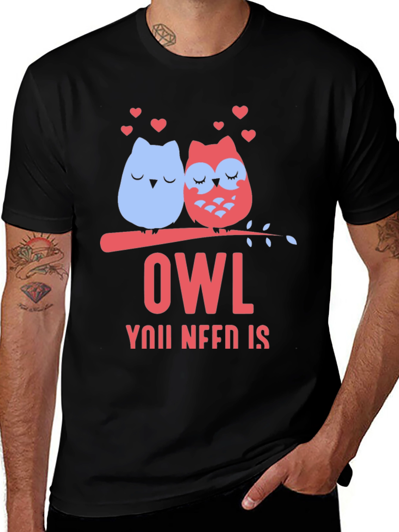 Variant 2 of Cute Owl Lover T-Shirt - All You Need is Owl!