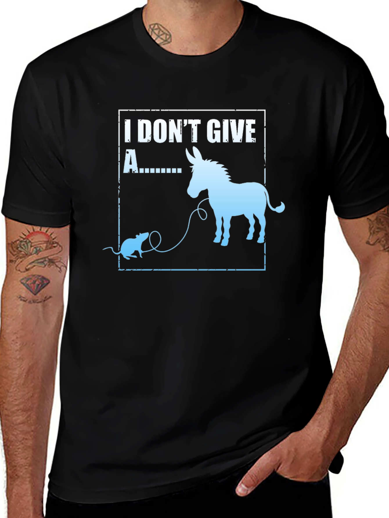 Variant 14 of I Don't Give A Rat's Ass Funny T-Shirt