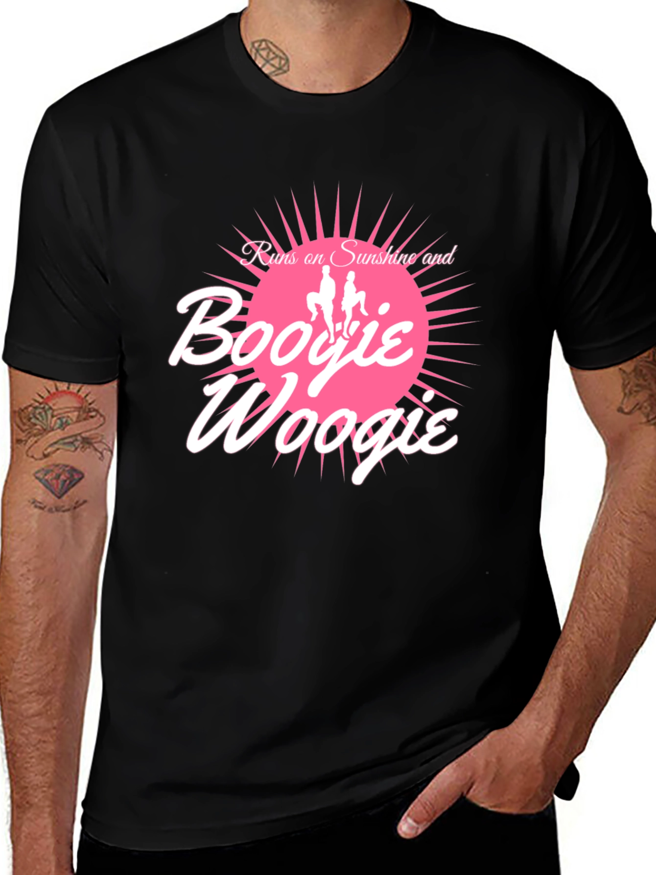 Variant 24 of Runs on Sunshine Boogie Woogie Graphic Tee
