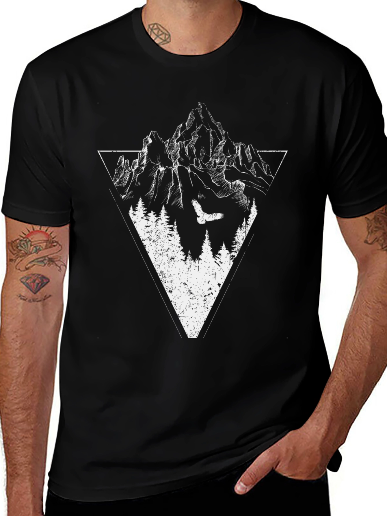 Variant 12 of Mountain & Eagle Graphic Tee