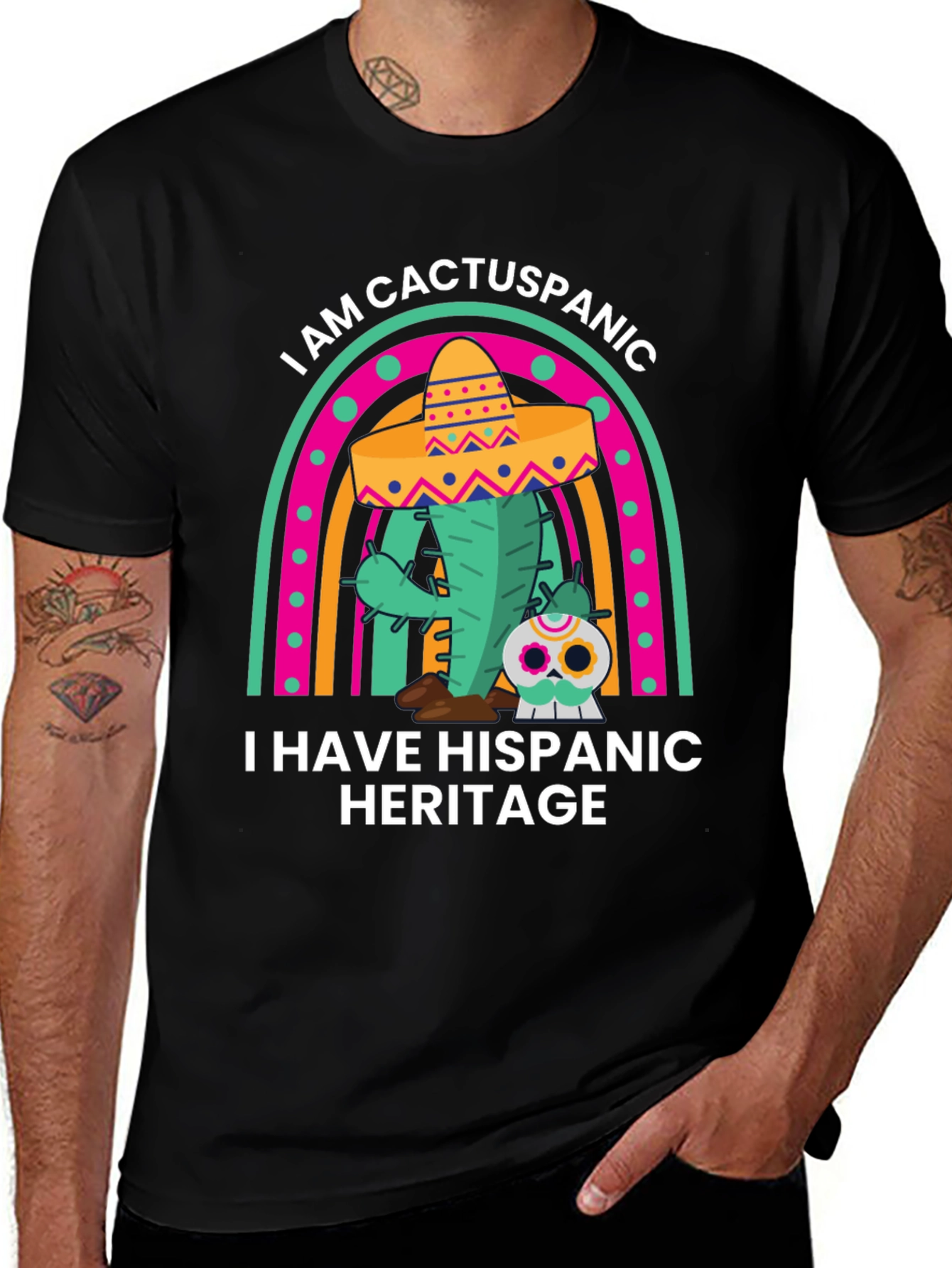 Variant 15 of I Am Cactuspanic Hispanic Heritage T-Shirt
