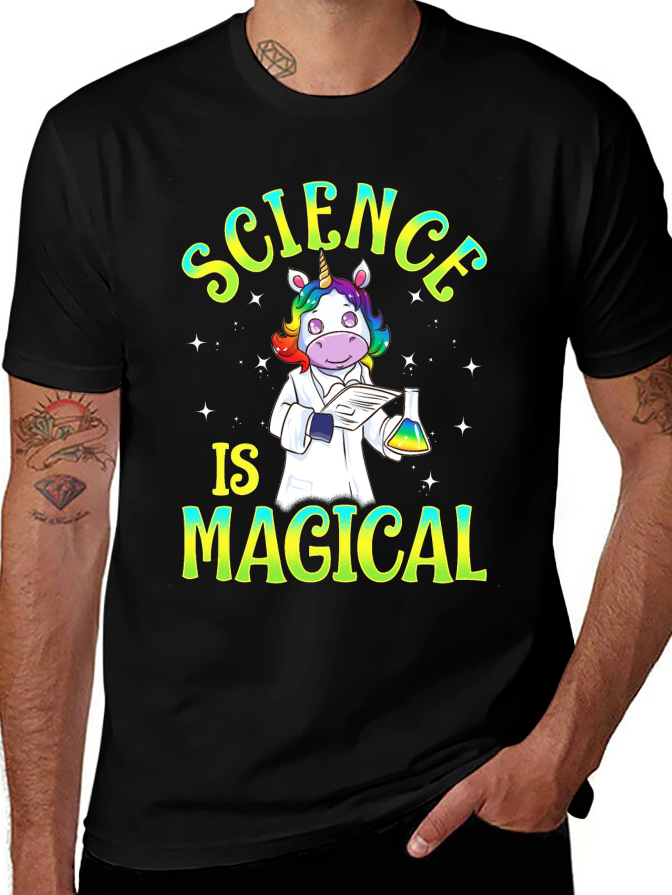 Variant 29 of Science is Magical Unicorn T-Shirt