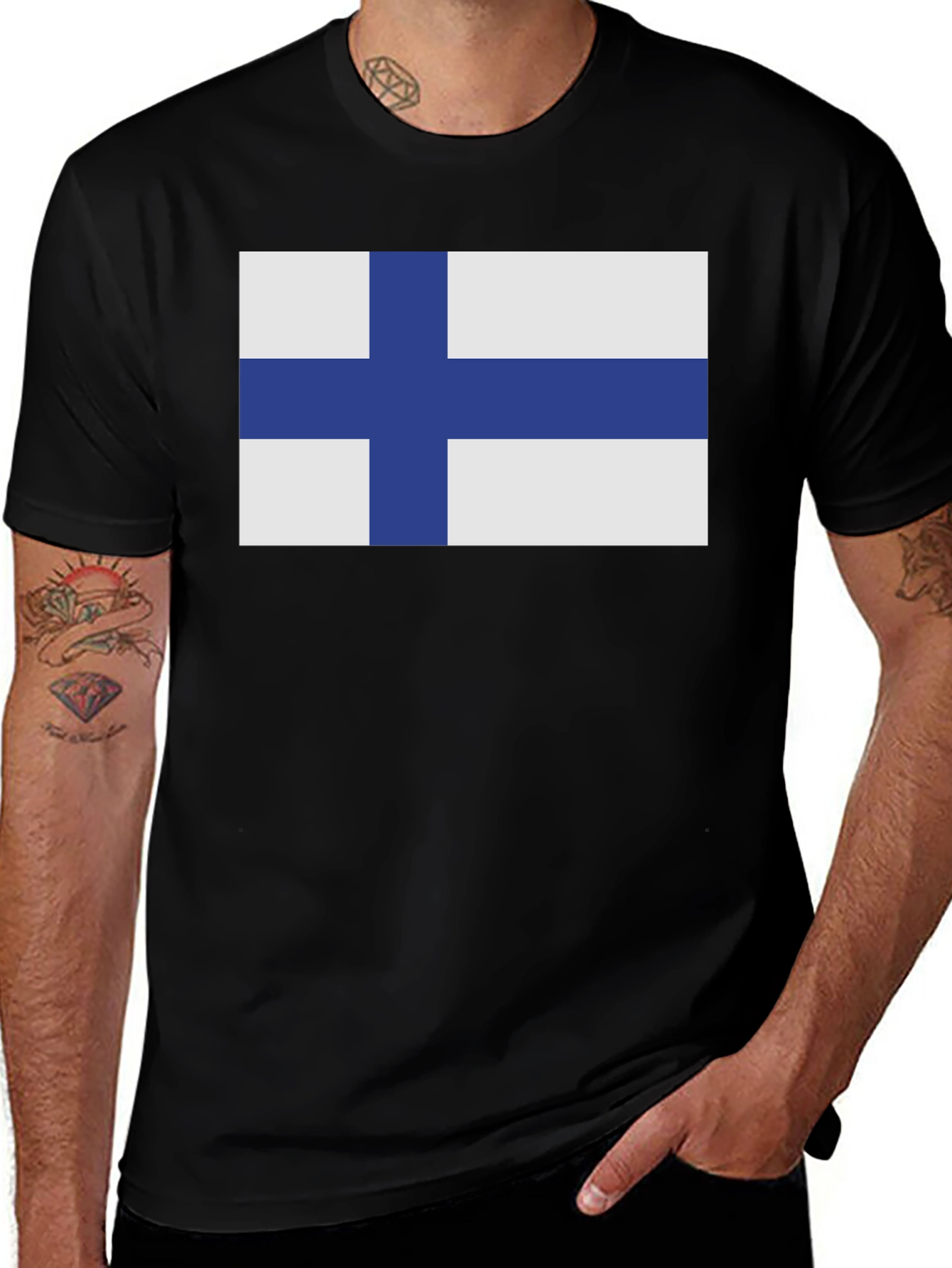 Finland Flag T-Shirt - Patriotic Finnish Pride