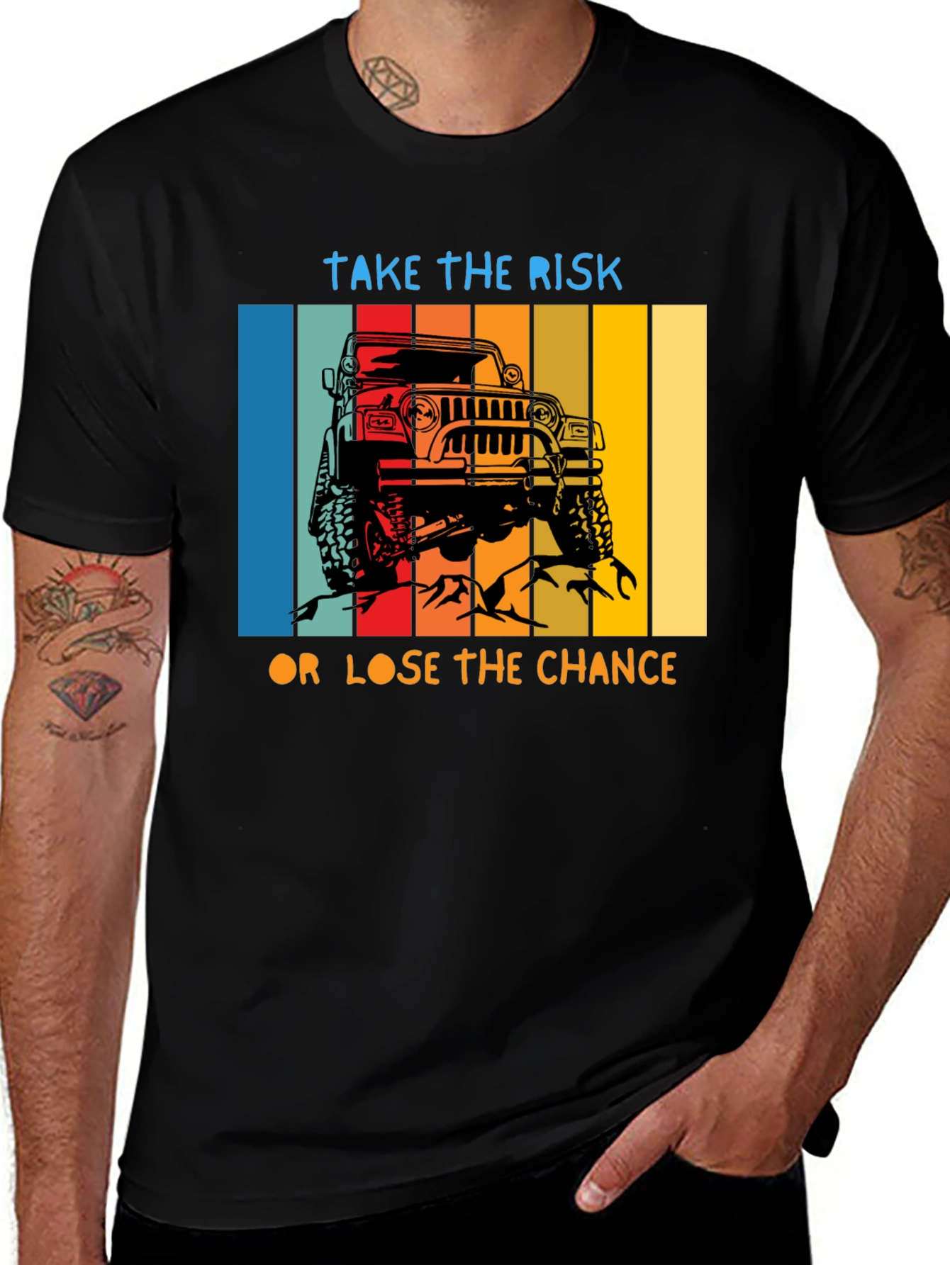 Take the Risk Jeep T-Shirt