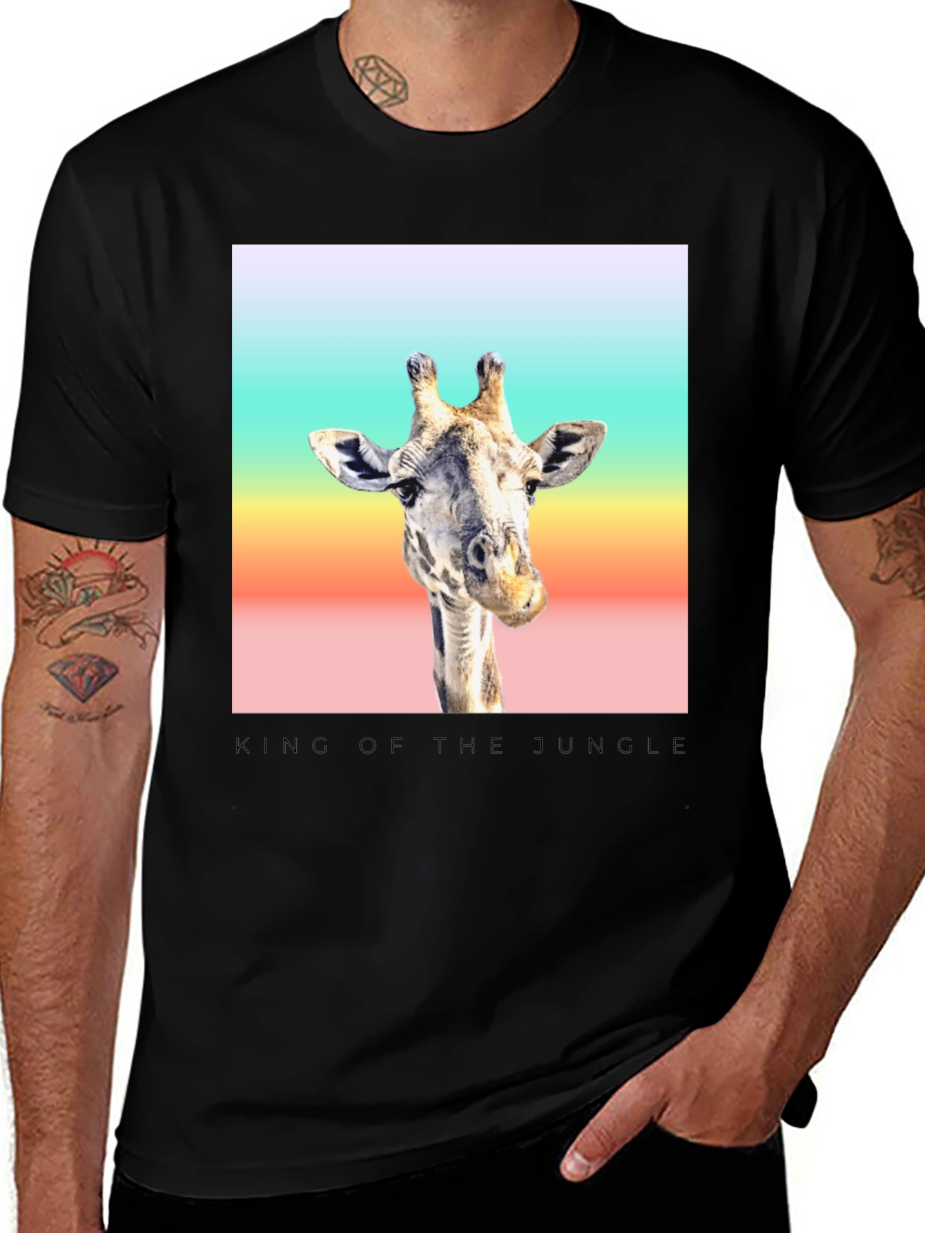 Variant 3 of King of the Jungle Giraffe T-Shirt