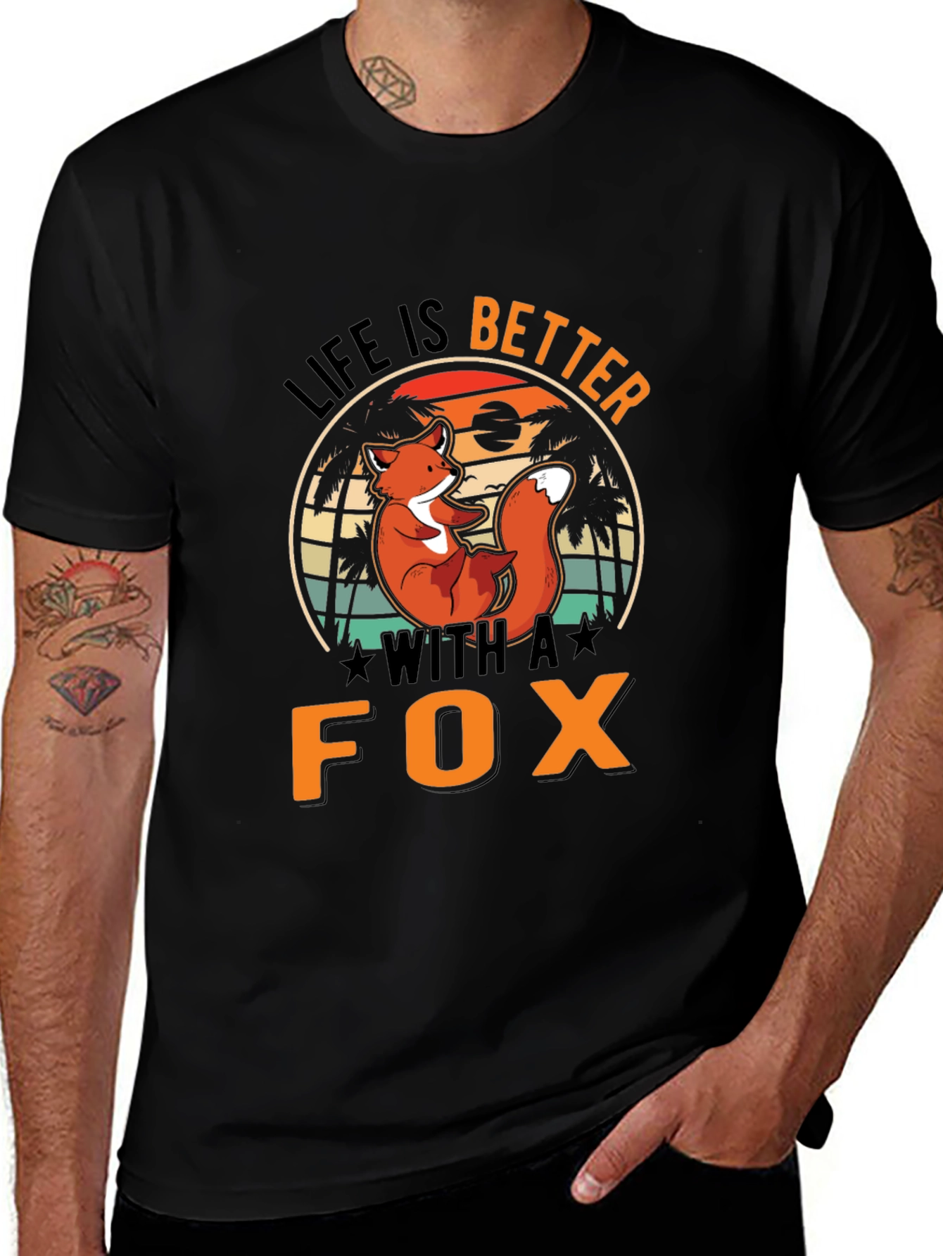 Variant 15 of Life is Better With a Fox T-Shirt