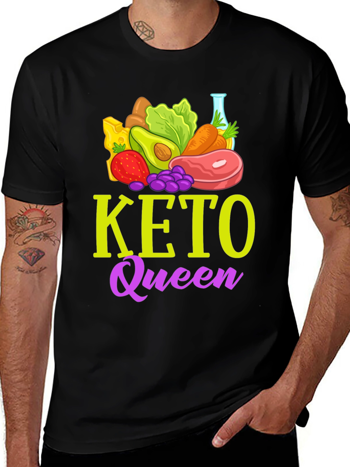 Variant 28 of Keto Queen T-Shirt - Low Carb Diet Apparel