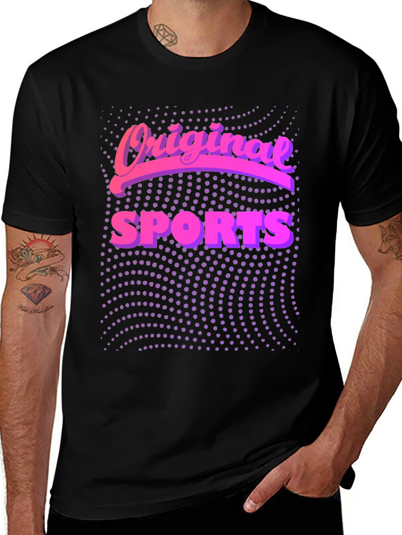 Variant 26 of Original Sports Black Graphic T-Shirt