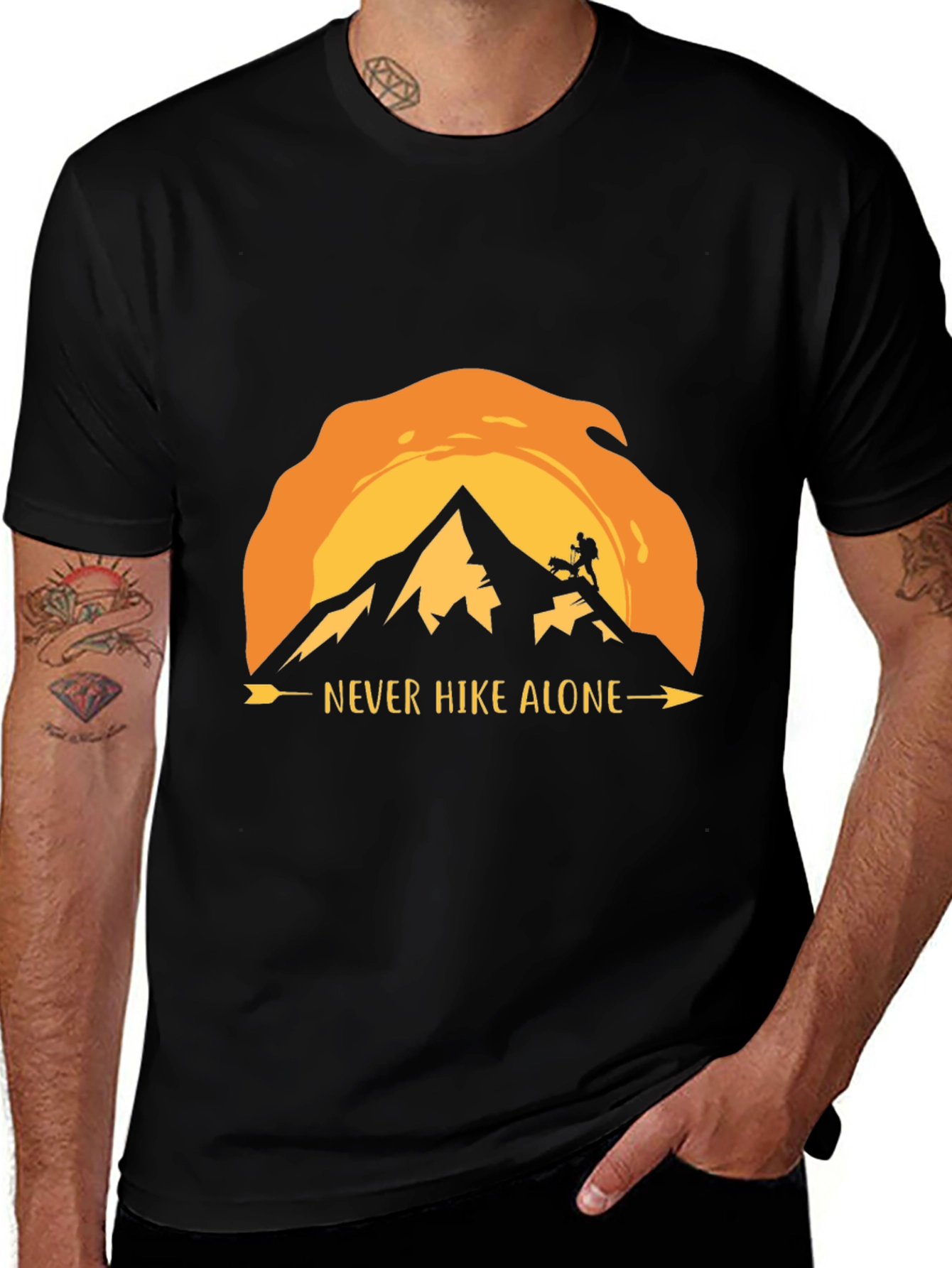 Variant 13 of Never Hike Alone Graphic T-Shirt