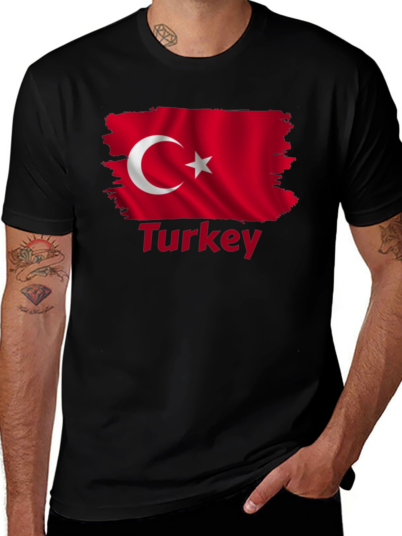 Variant 6 of Turkey Flag T-Shirt - Patriotic Pride