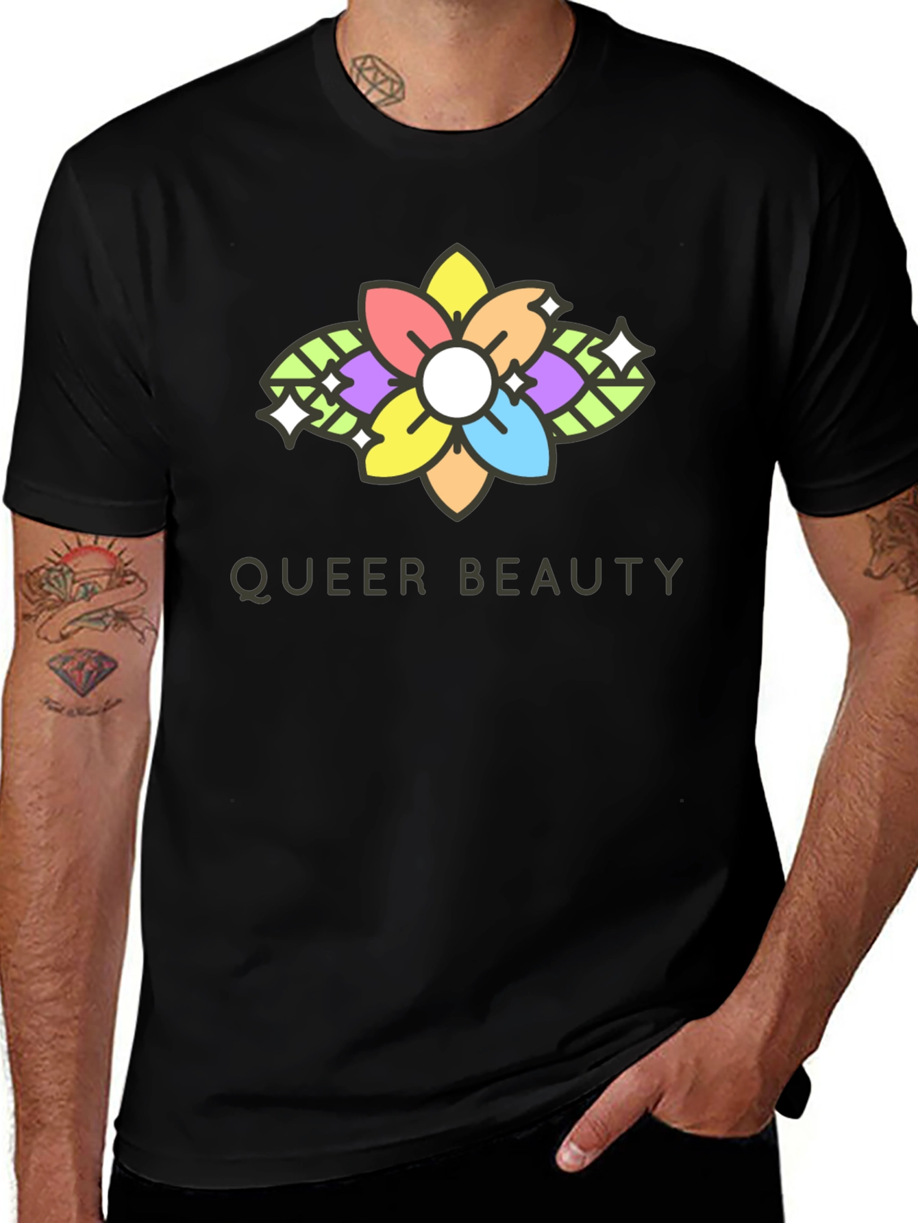 Queer Beauty T-Shirt - Graphic Tee, Pride Apparel
