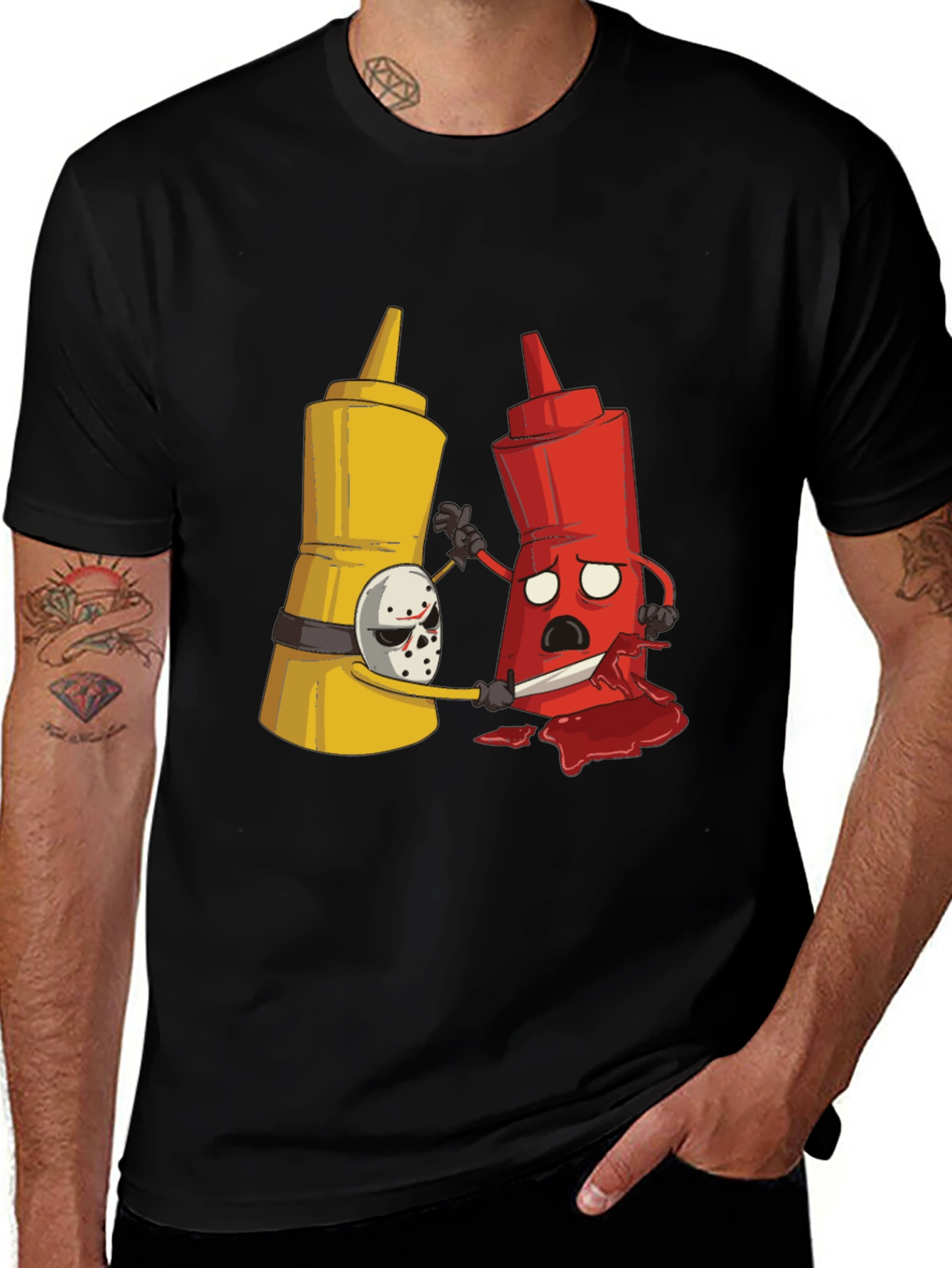 Variant 6 of Killer Condiments Graphic T-Shirt