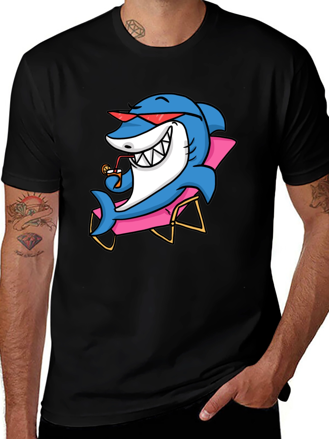 Variant 13 of Cool Shark T-Shirt - Vacation Vibes
