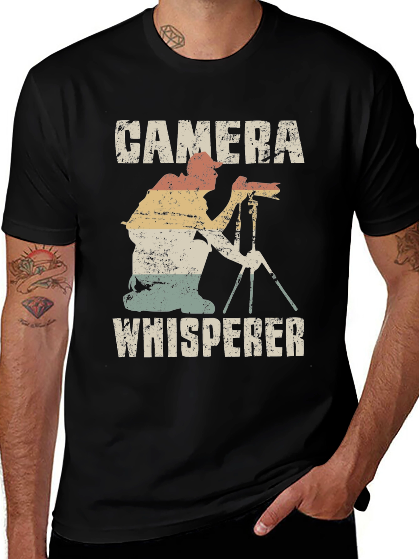 Variant 13 of Camera Whisperer Graphic Tee Photography T-Shirt