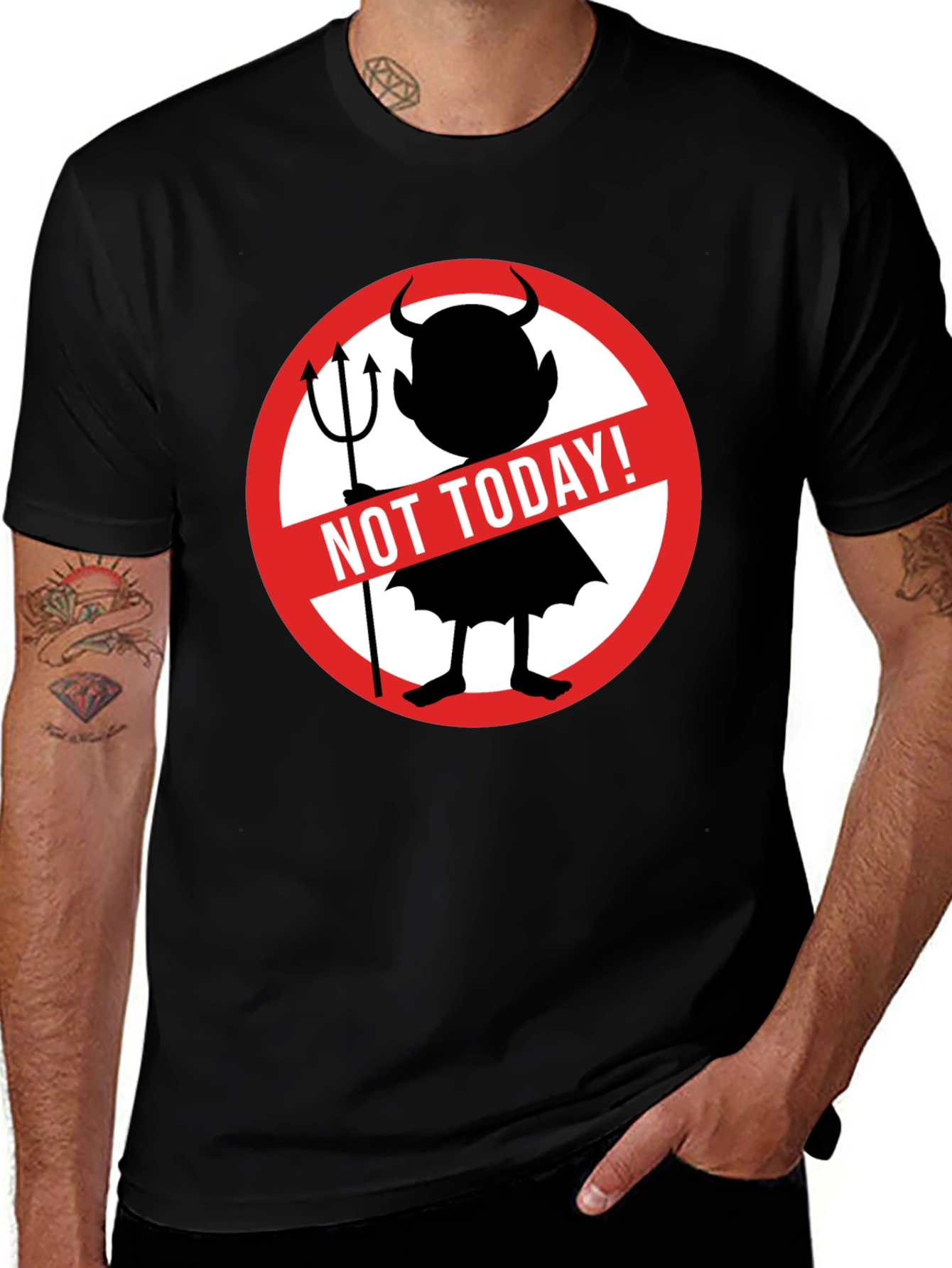 Variant 5 of Not Today Funny Graphic Tee