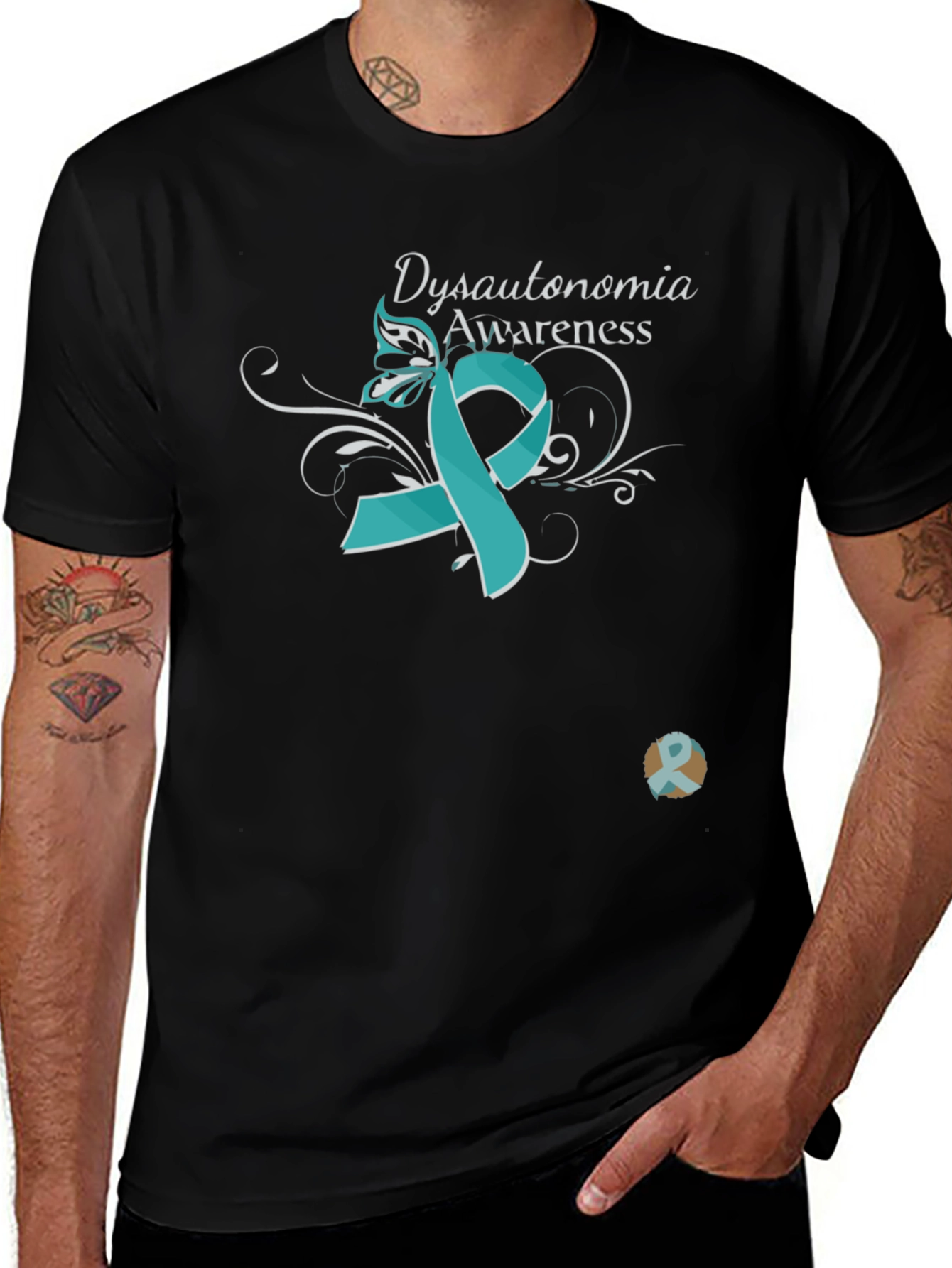 Dysautonomia Awareness Ribbon T-Shirt - Support & Style