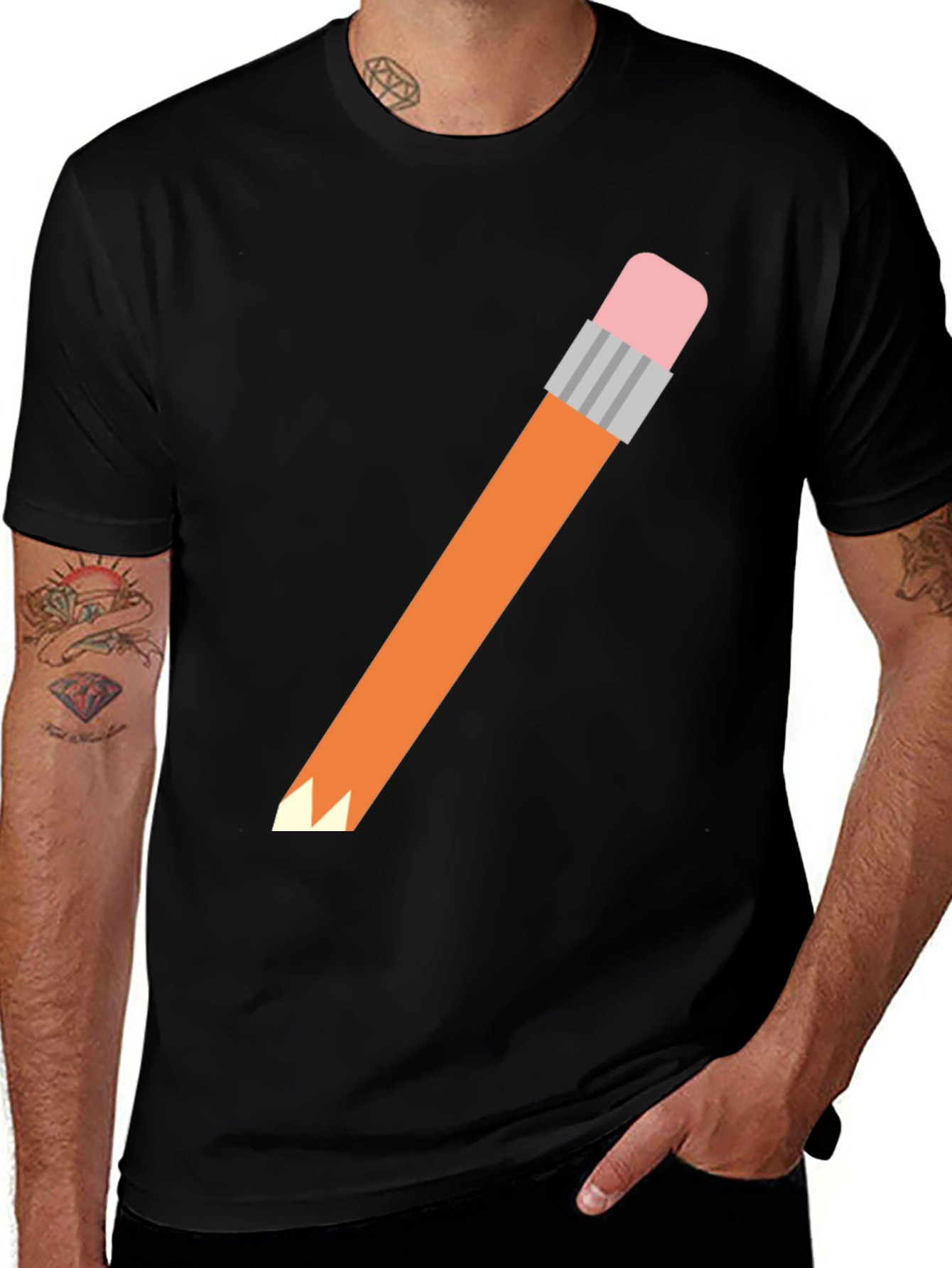Pencil Graphic Tee - Back to School Style
