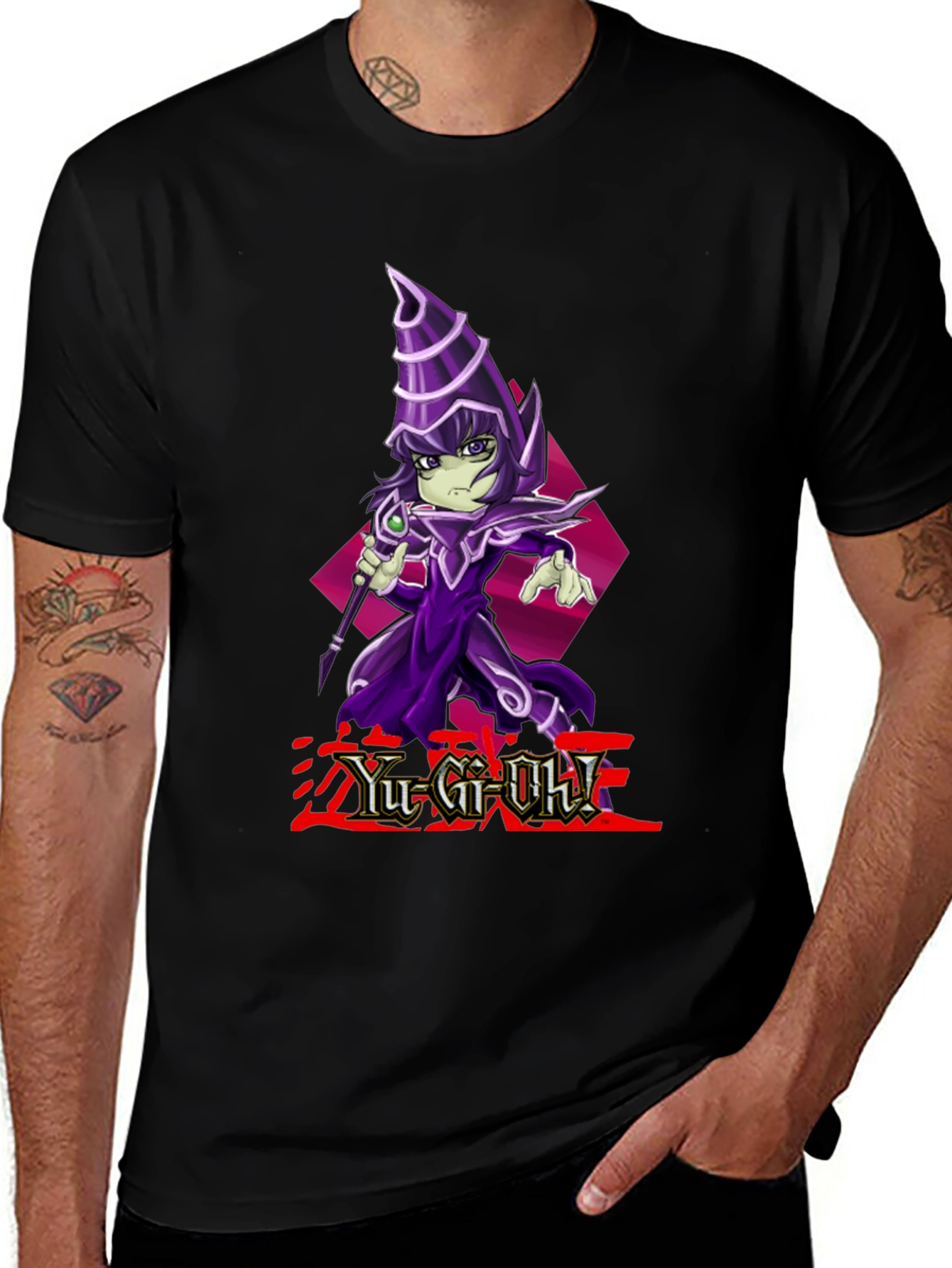 Yu-Gi-Oh! Dark Magician Girl Black T-Shirt