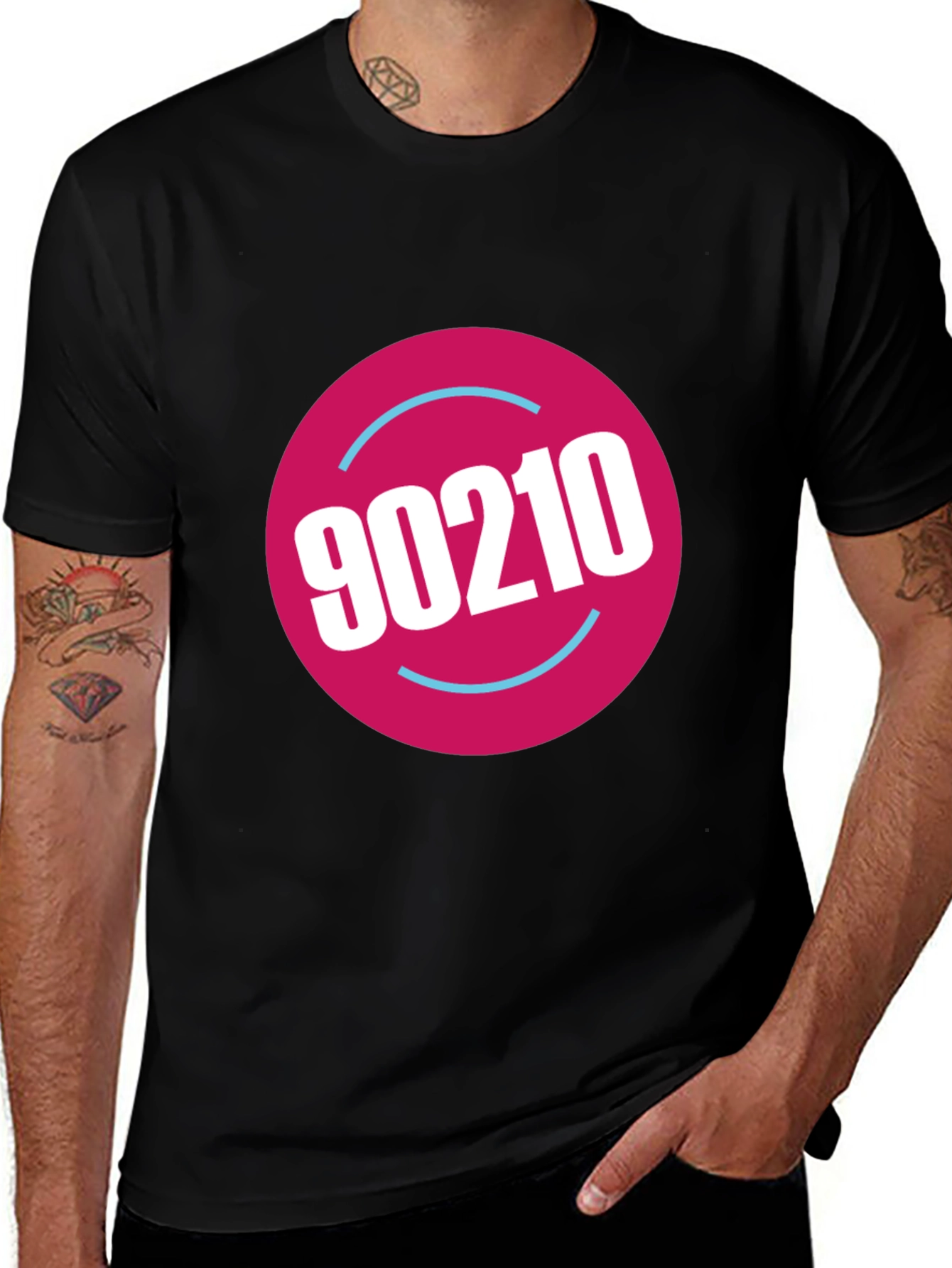 90210 Graphic Tee - Retro TV Show T-Shirt