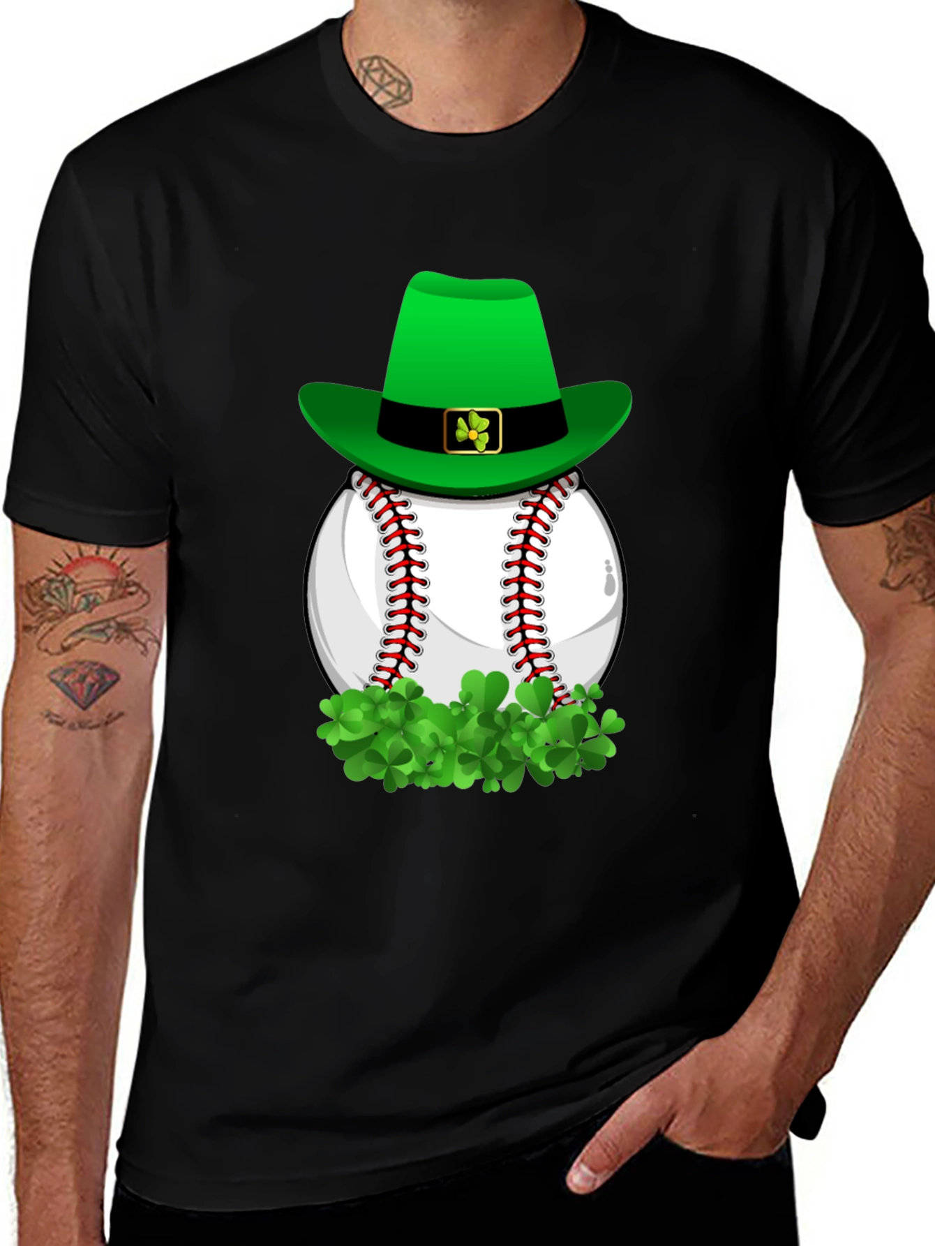 Variant 29 of St. Patrick's Day Baseball T-Shirt