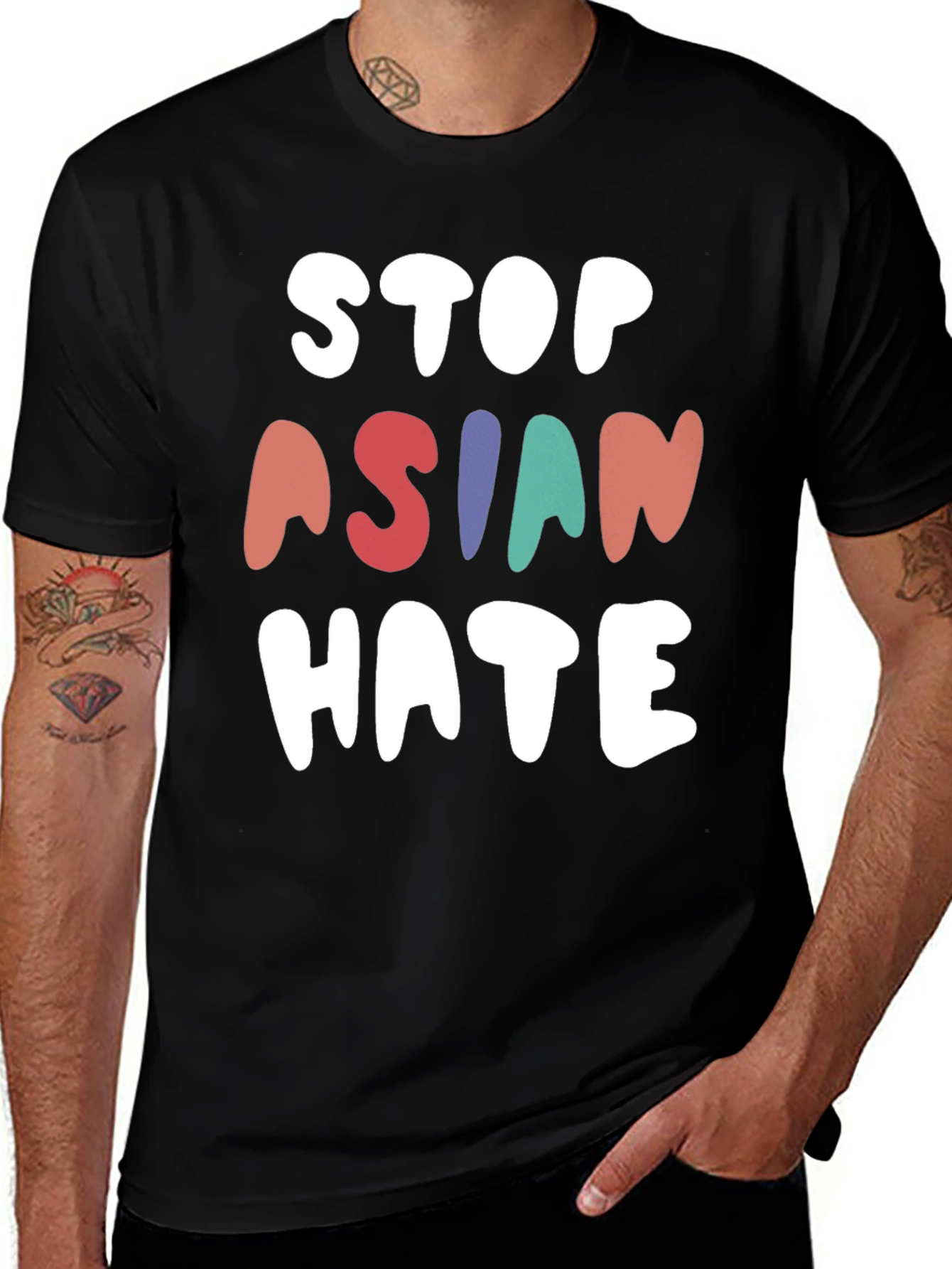 Stop Asian Hate Graphic Tee - Unisex