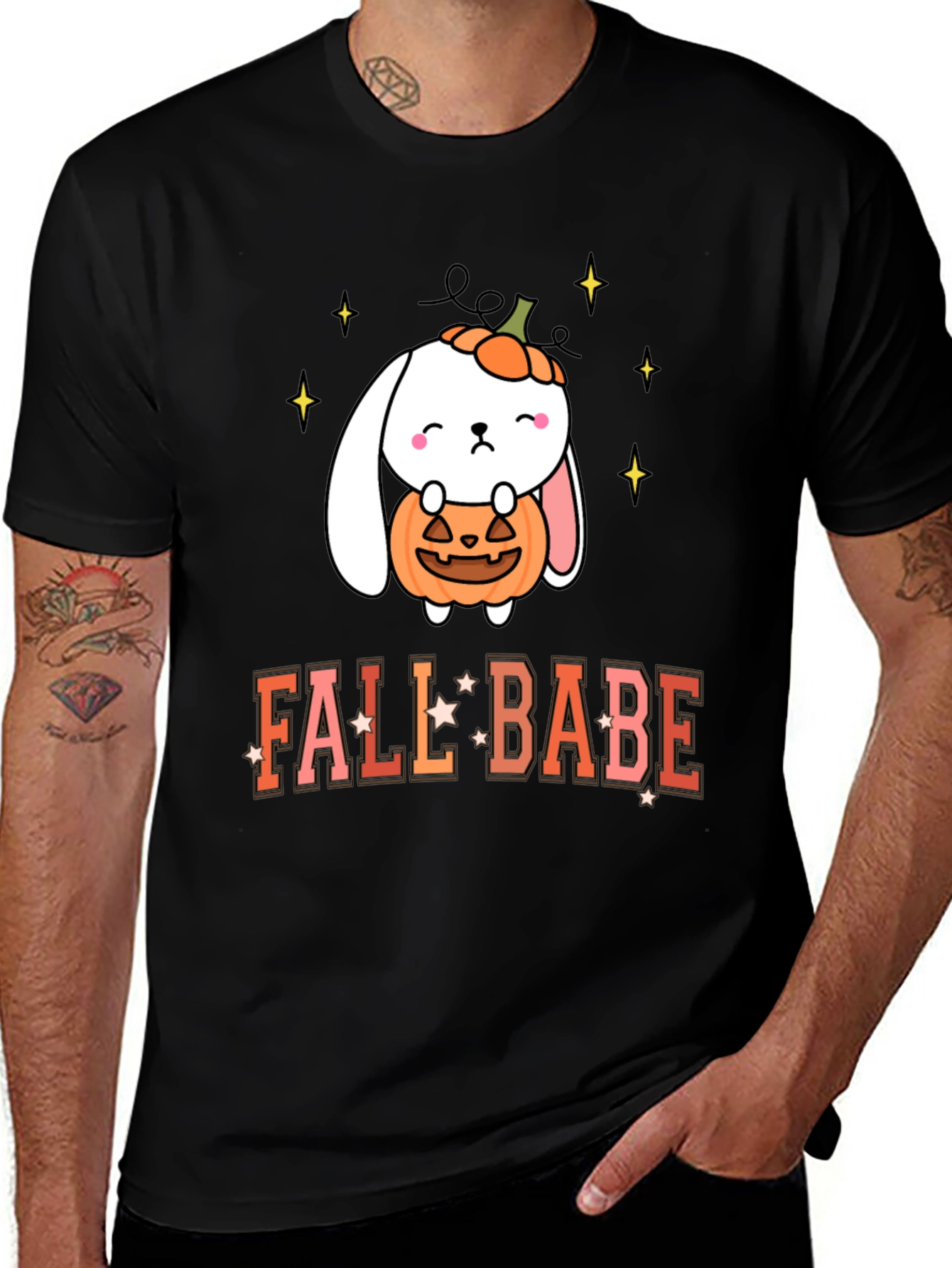 Variant 20 of Fall Babe Bunny Pumpkin T-Shirt